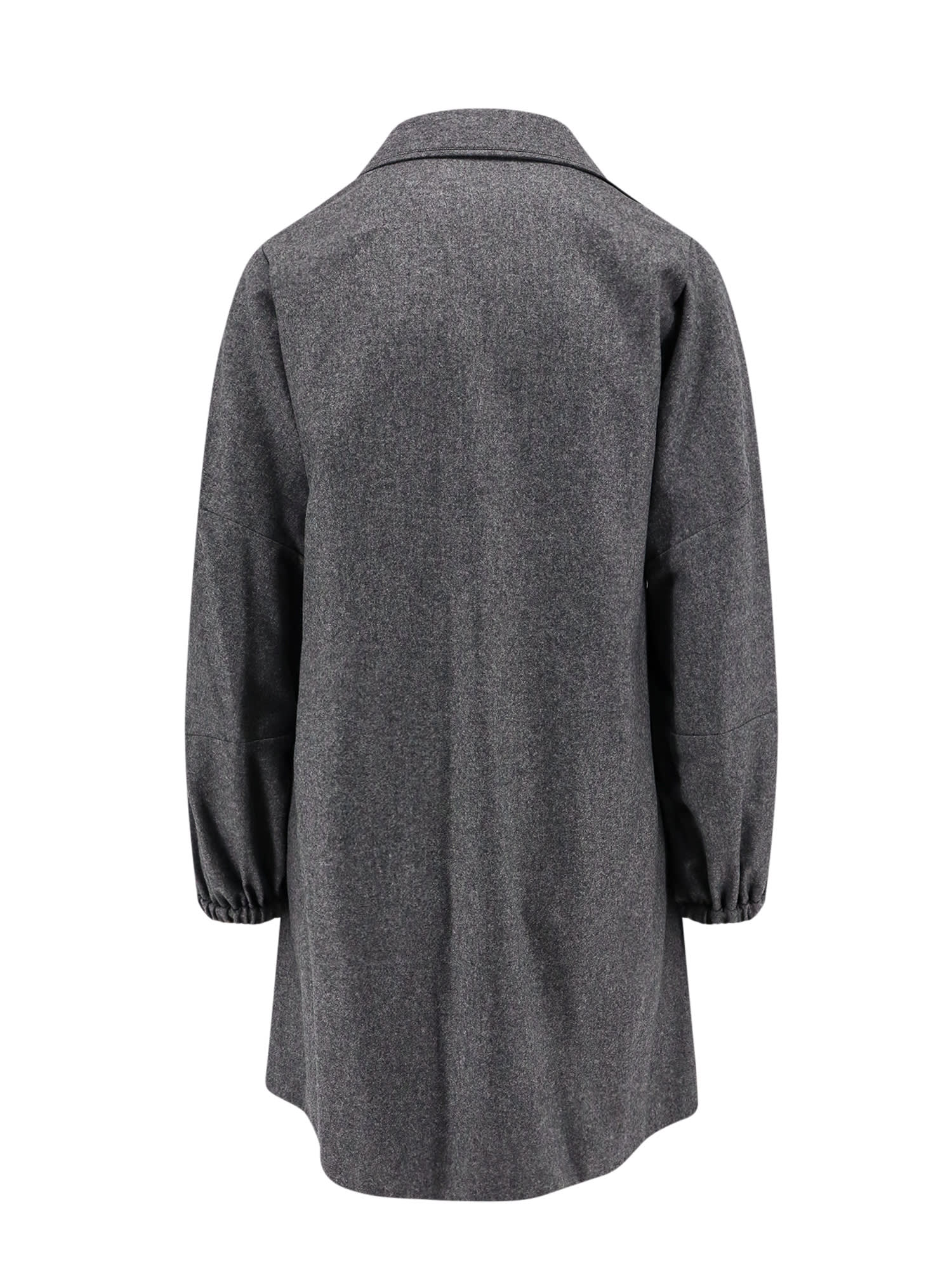 Shop Brunello Cucinelli Dress In Grey