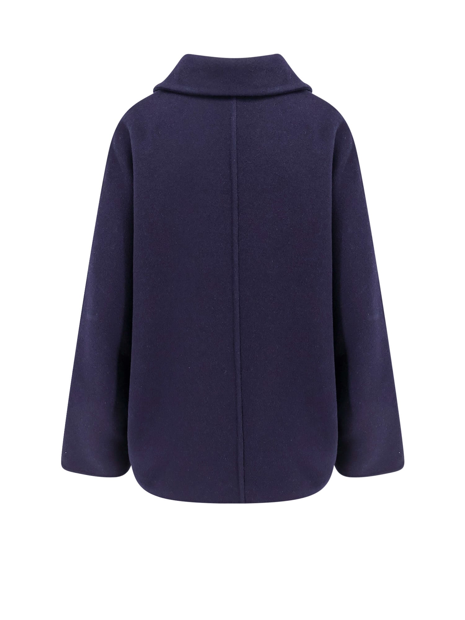 Shop Brunello Cucinelli Coat In Blue