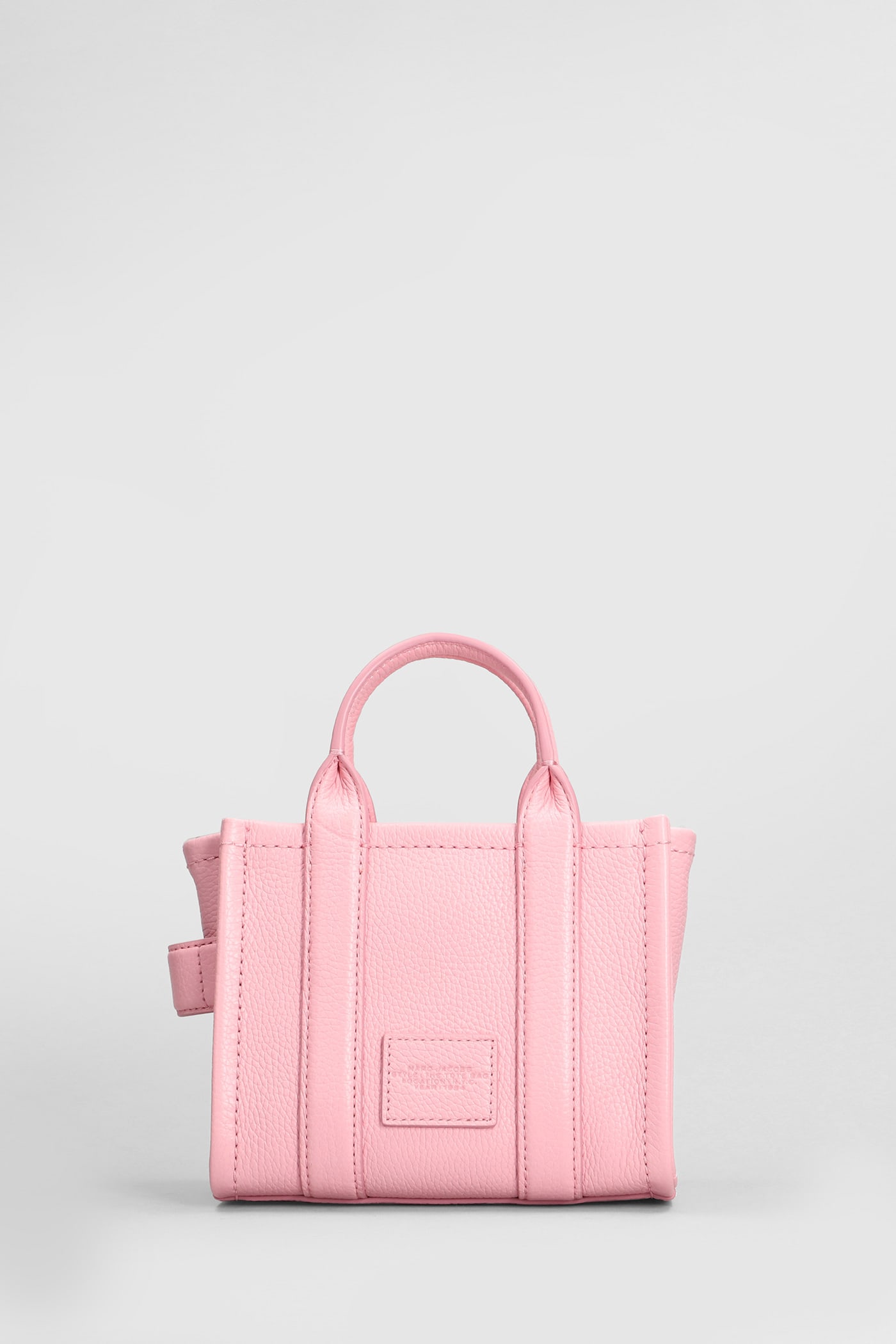 Shop Marc Jacobs The Mini Tote Tote In Rose-pink Leather