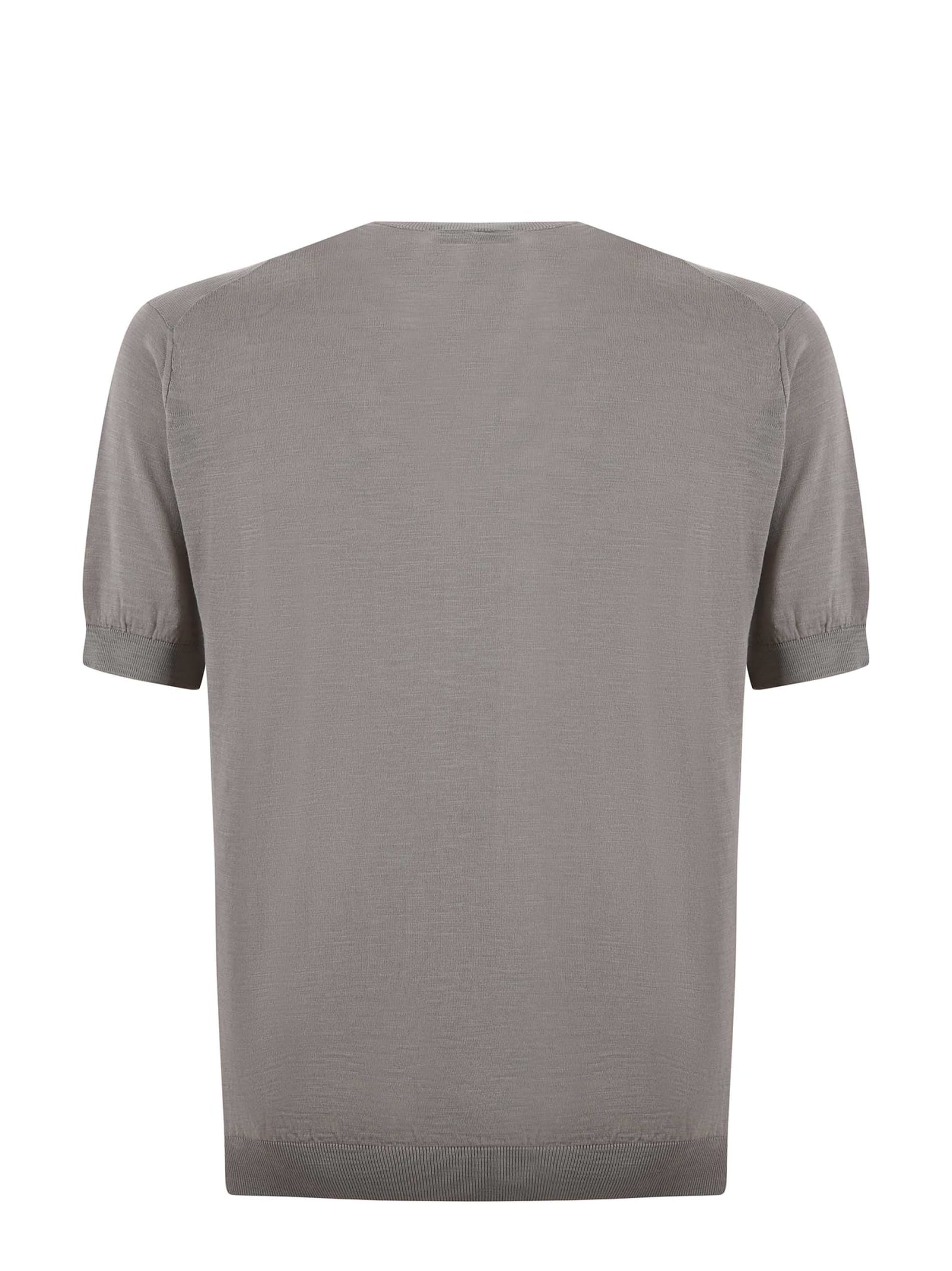 Shop Filippo De Laurentiis T-shirt In Cotton Thread In Corda