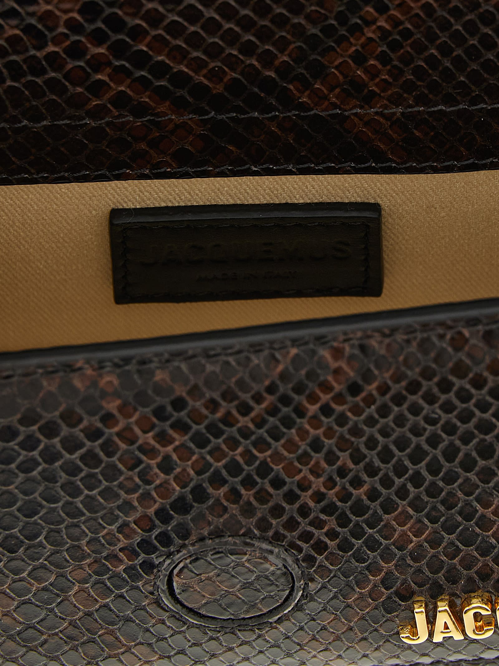 Jacquemus Le Bambino Hand Bags Brown In Brown