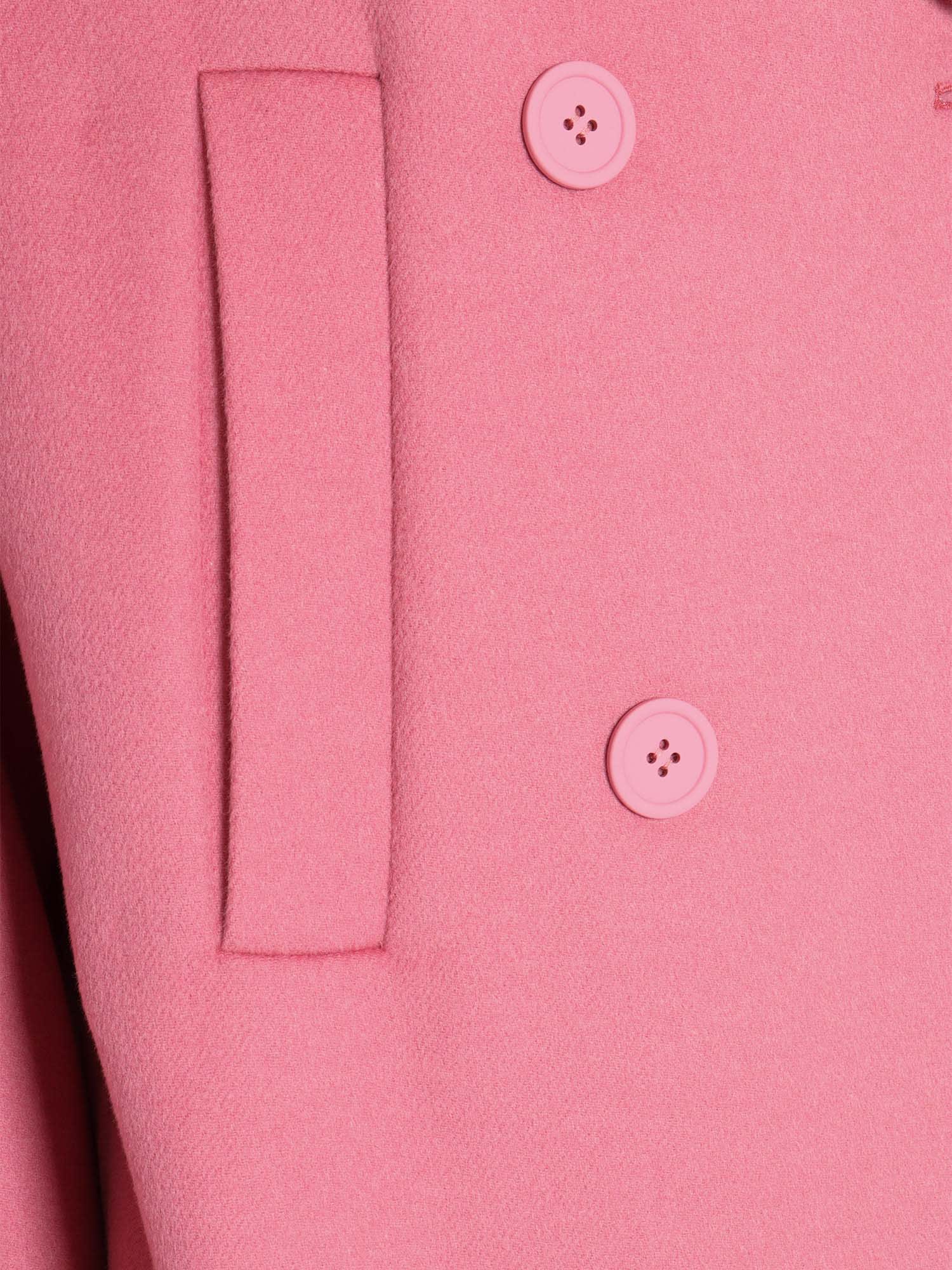 Shop Max Mara Spadino Peony Short Coat In Pink