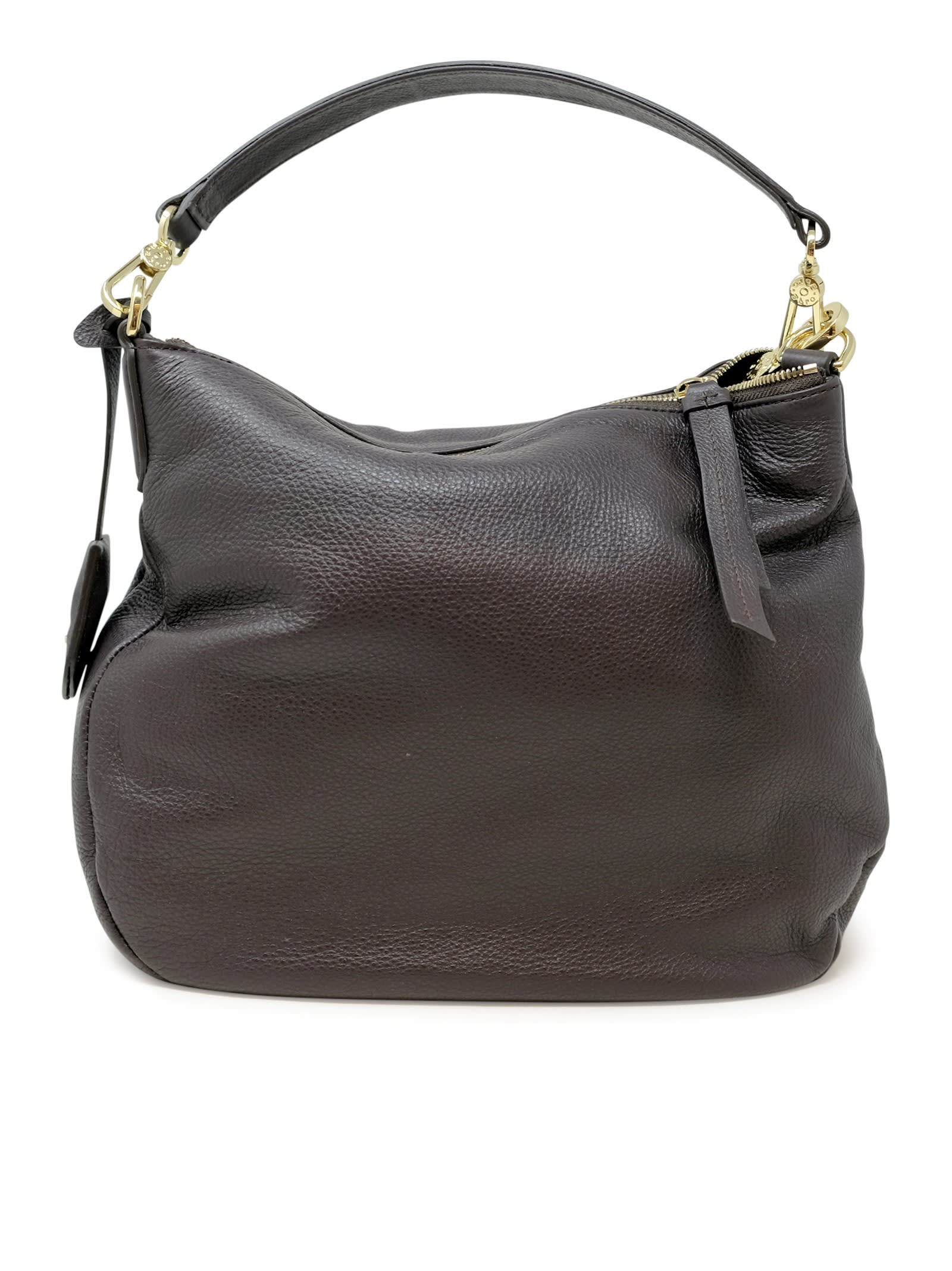 Juna Dark Brown Leather Bag