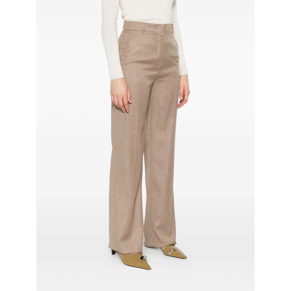 Max Mara Wool-blend Trousers In Multi
