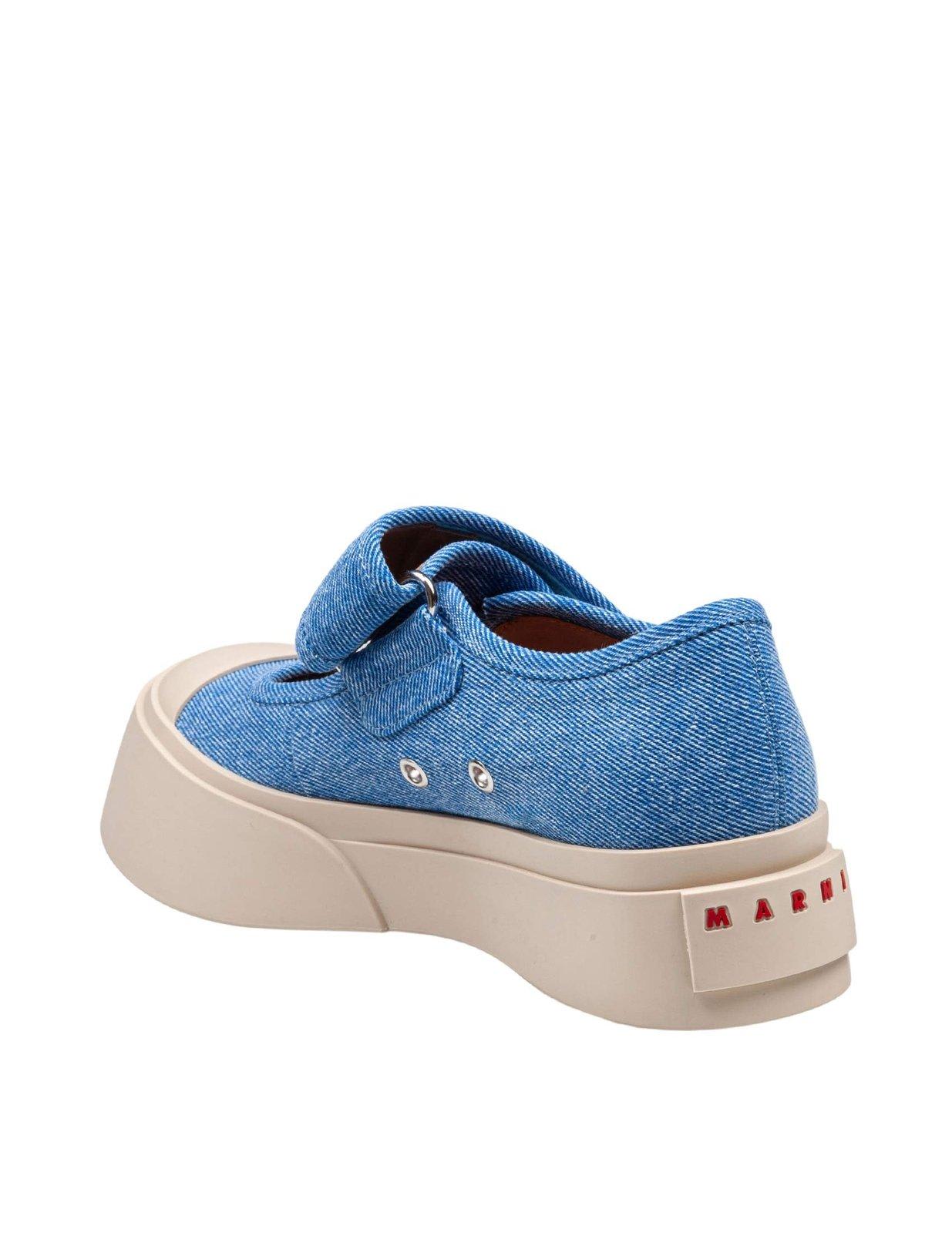 Marni Denim Sneakers In Blue