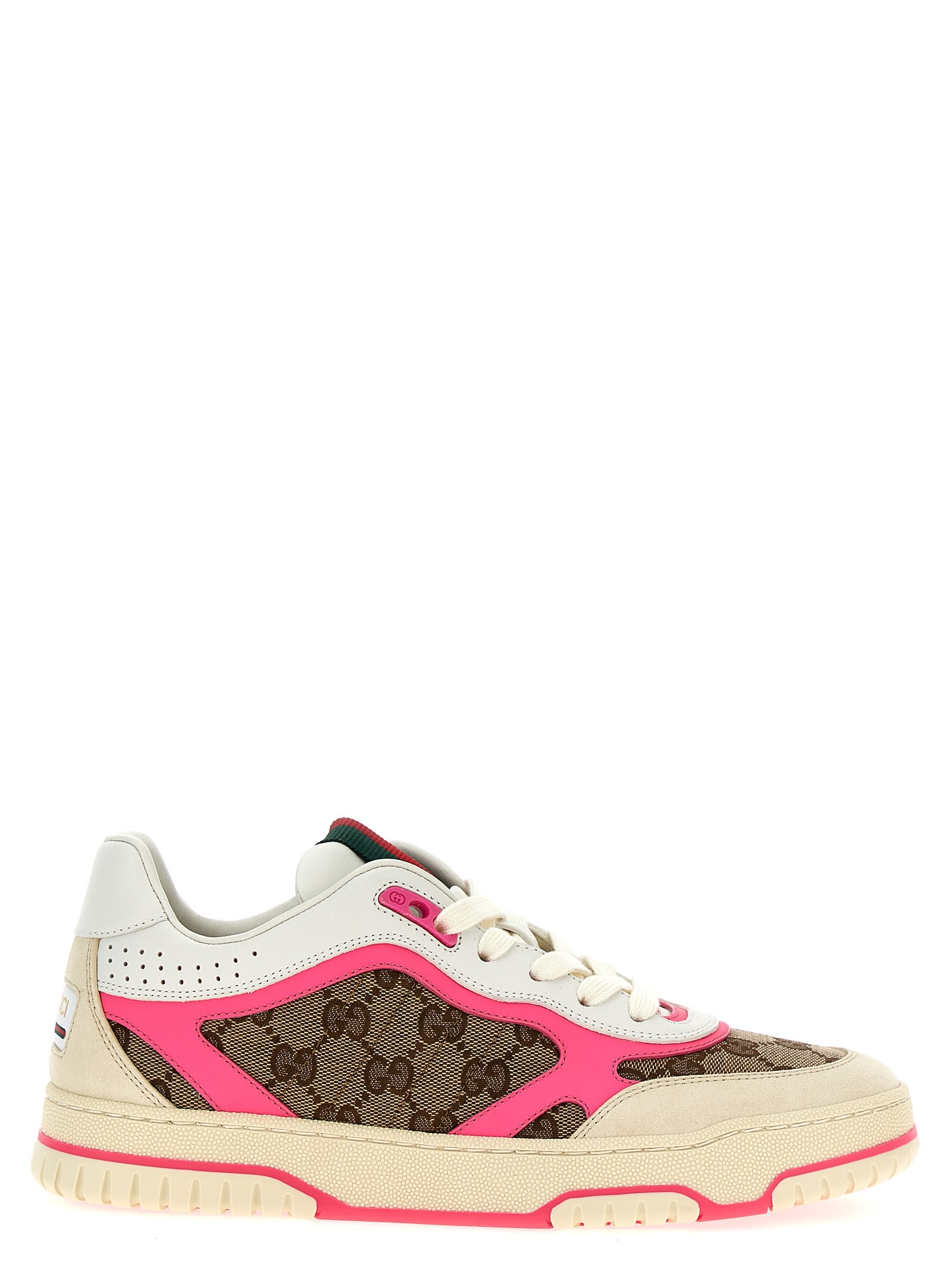 Shop Gucci Re-web Sneakers In Multicolor