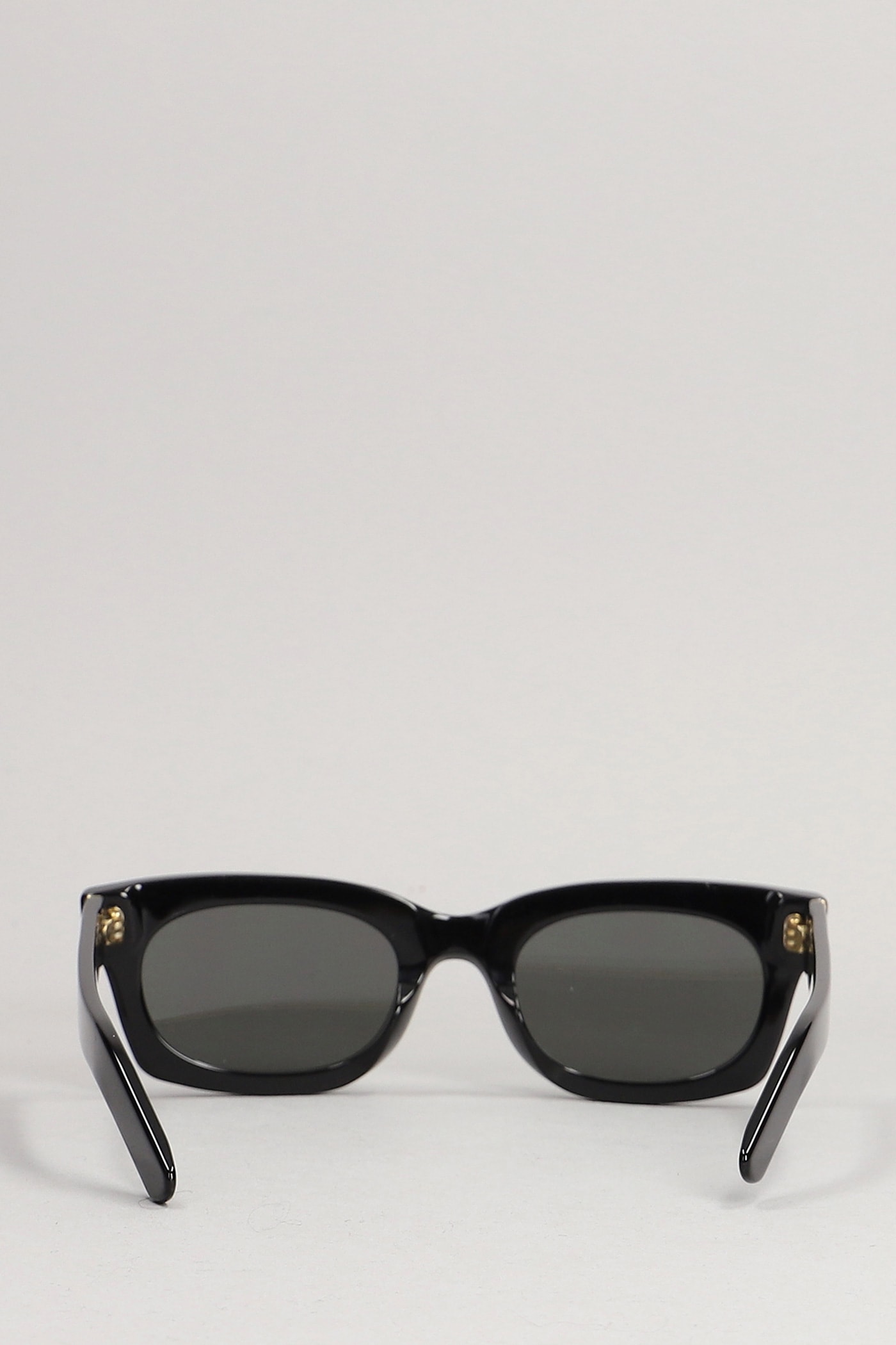RETROSUPERFUTURE SUNGLASSES IN BLACK ACETATE