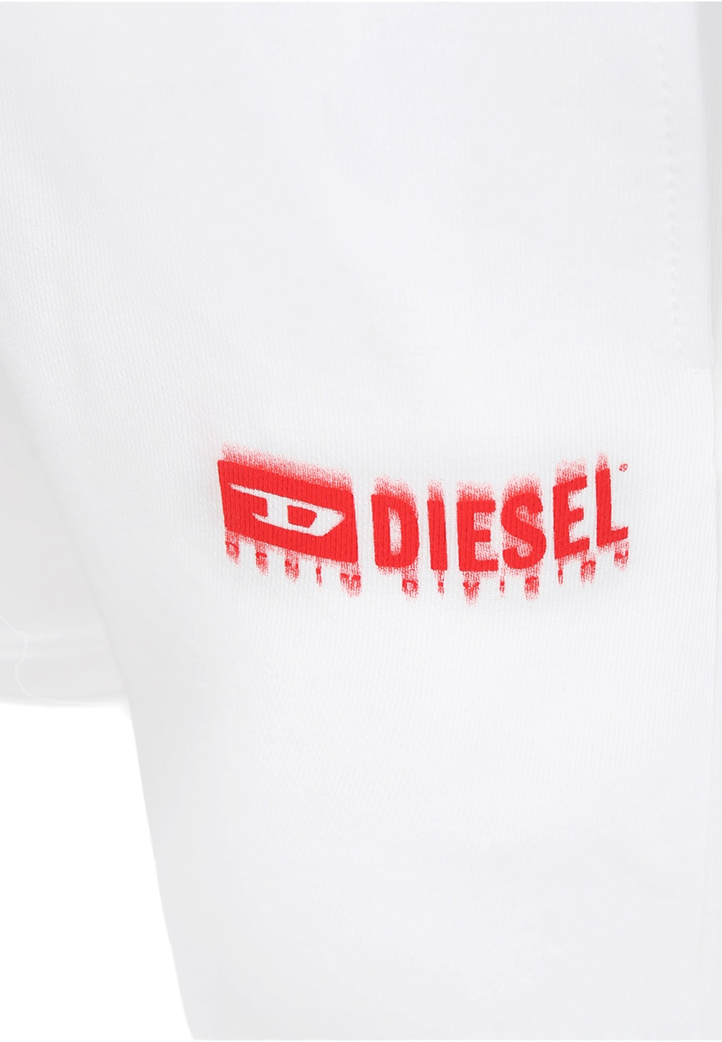 Diesel Logo-print Shorts In White