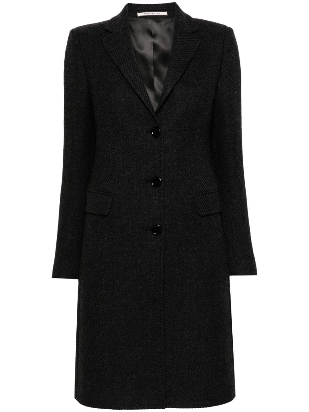 Shop Tagliatore C-parigi Woman Coat In Grey