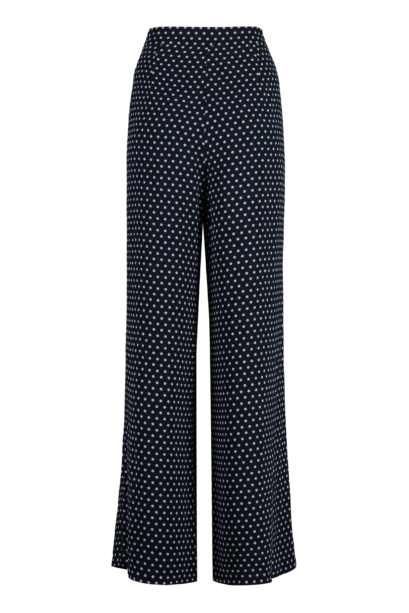 Shop Michael Michael Kors Technical Fabric Pants In Blue