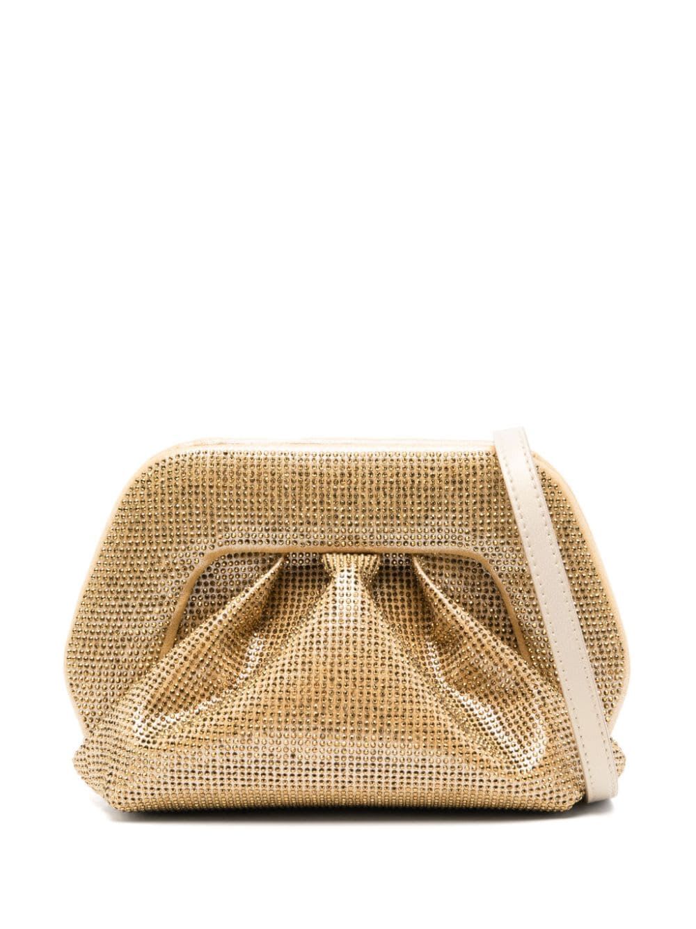 Shop Themoirè Gea Strass Bag In Gold