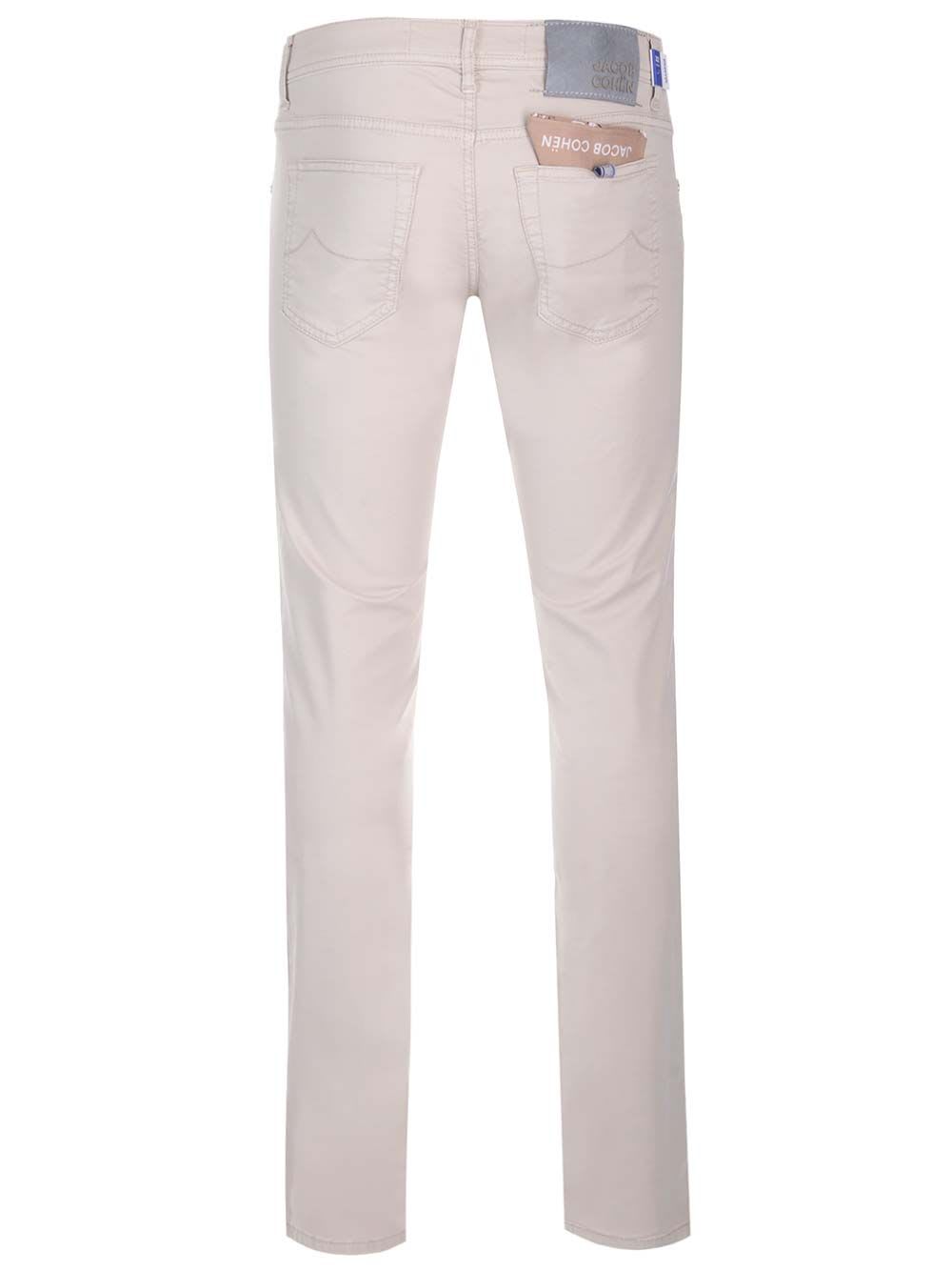 Shop Jacob Cohen Nick Trousers In Beige