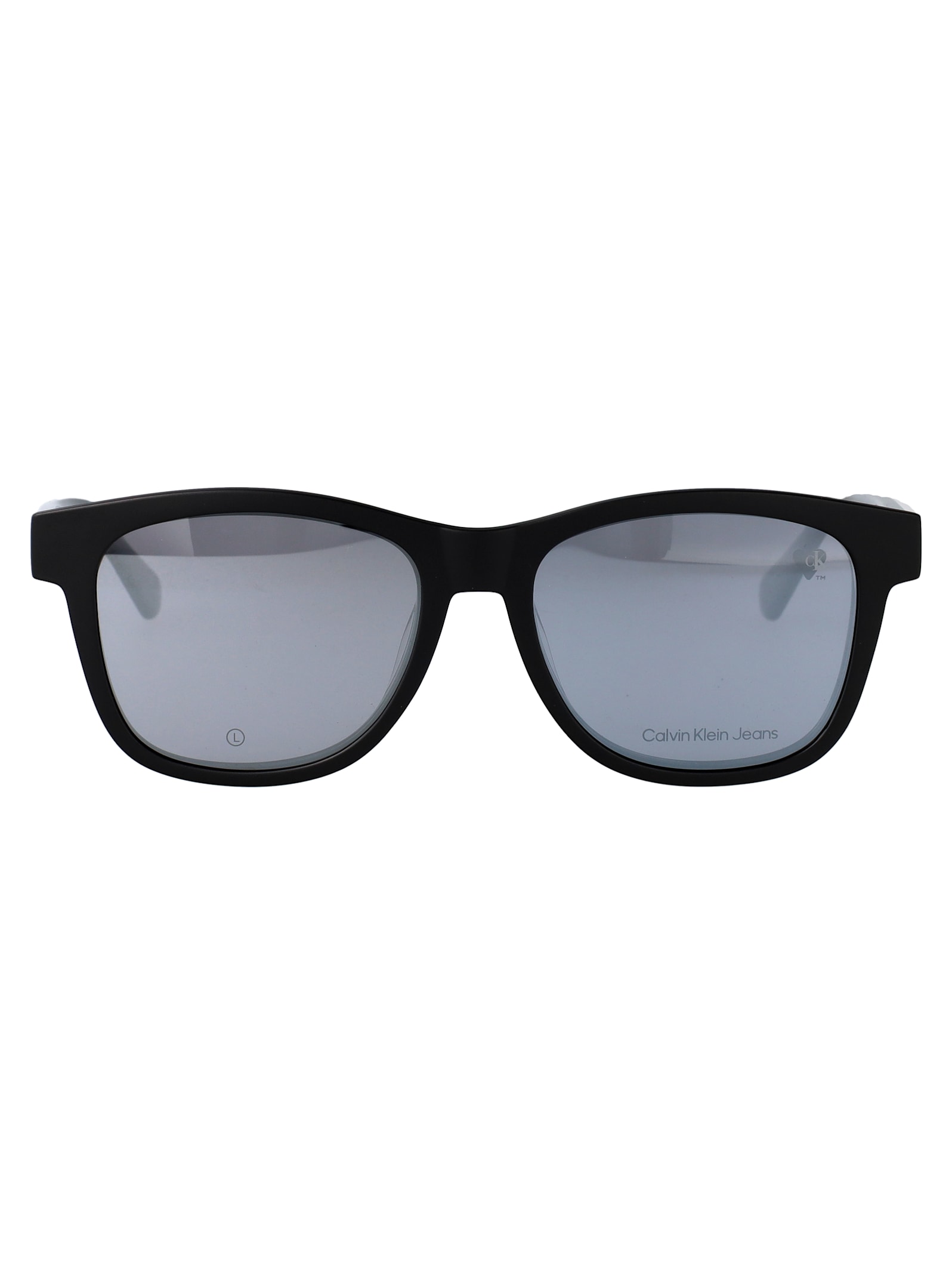 Calvin Klein Jeans Est.1978 Calvin Klein Jeans Matte Black Acetate Glasses In Black