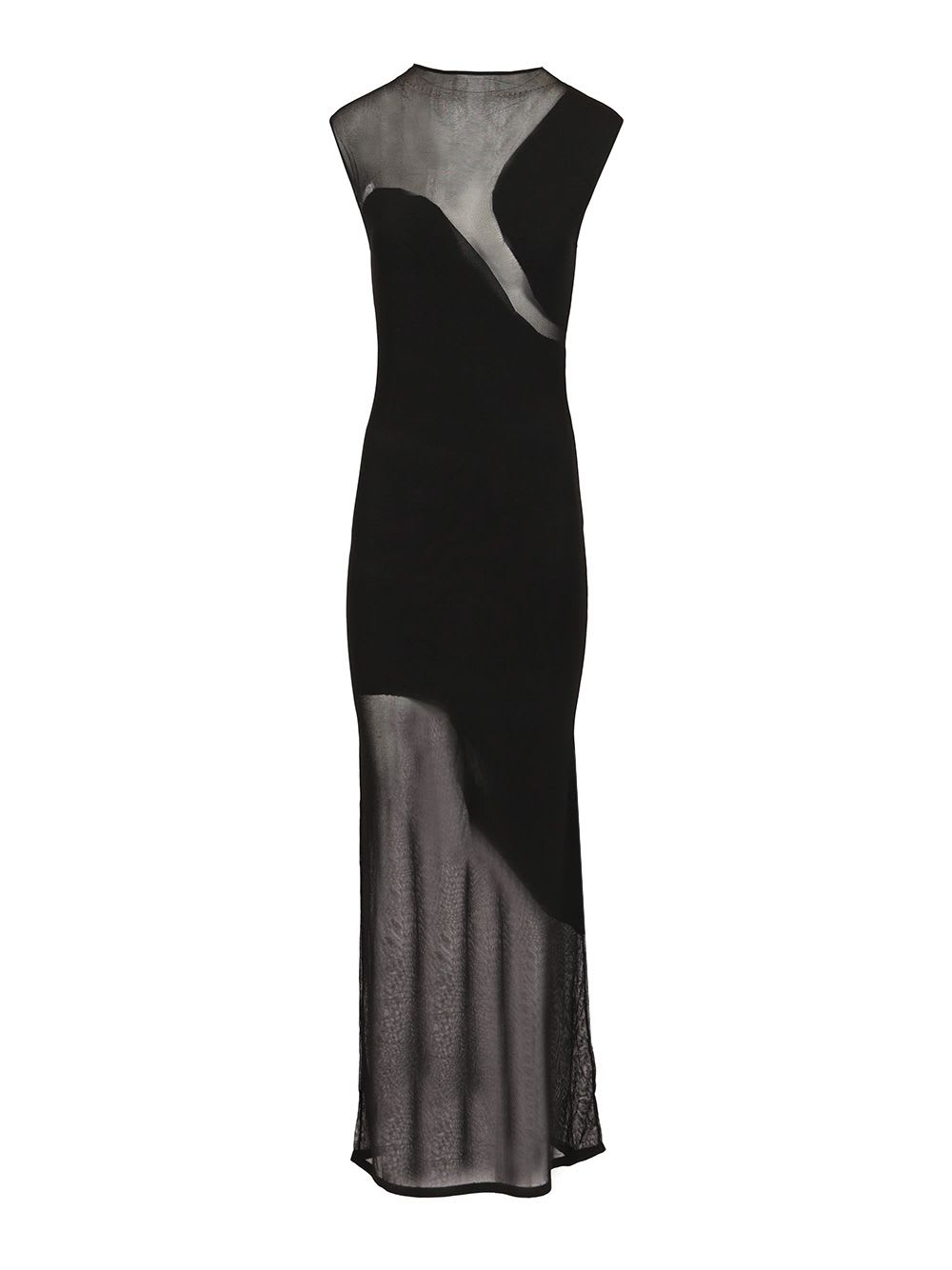 Sheer Knit Maxi Dress