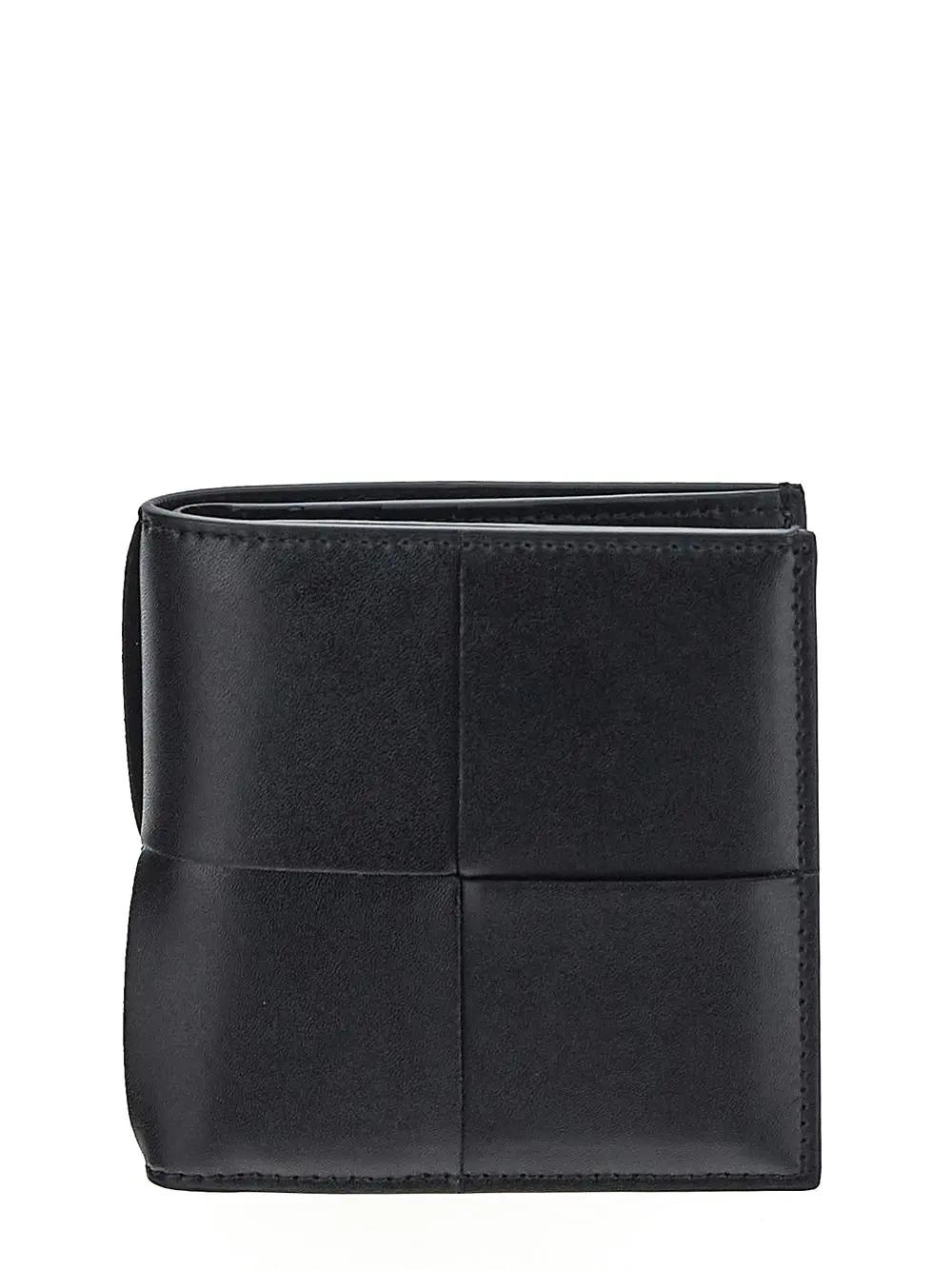 Shop Bottega Veneta Cassette Slim Bi-fold Wallet In Black