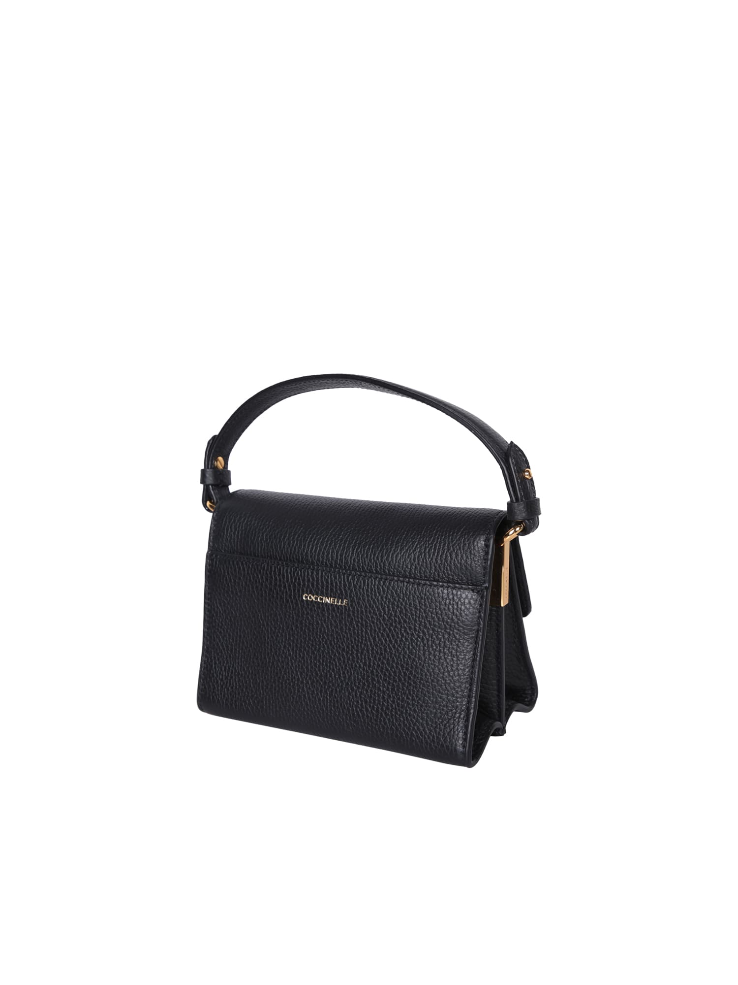 Shop Coccinelle Binxie Mini Top Handle Black Bag