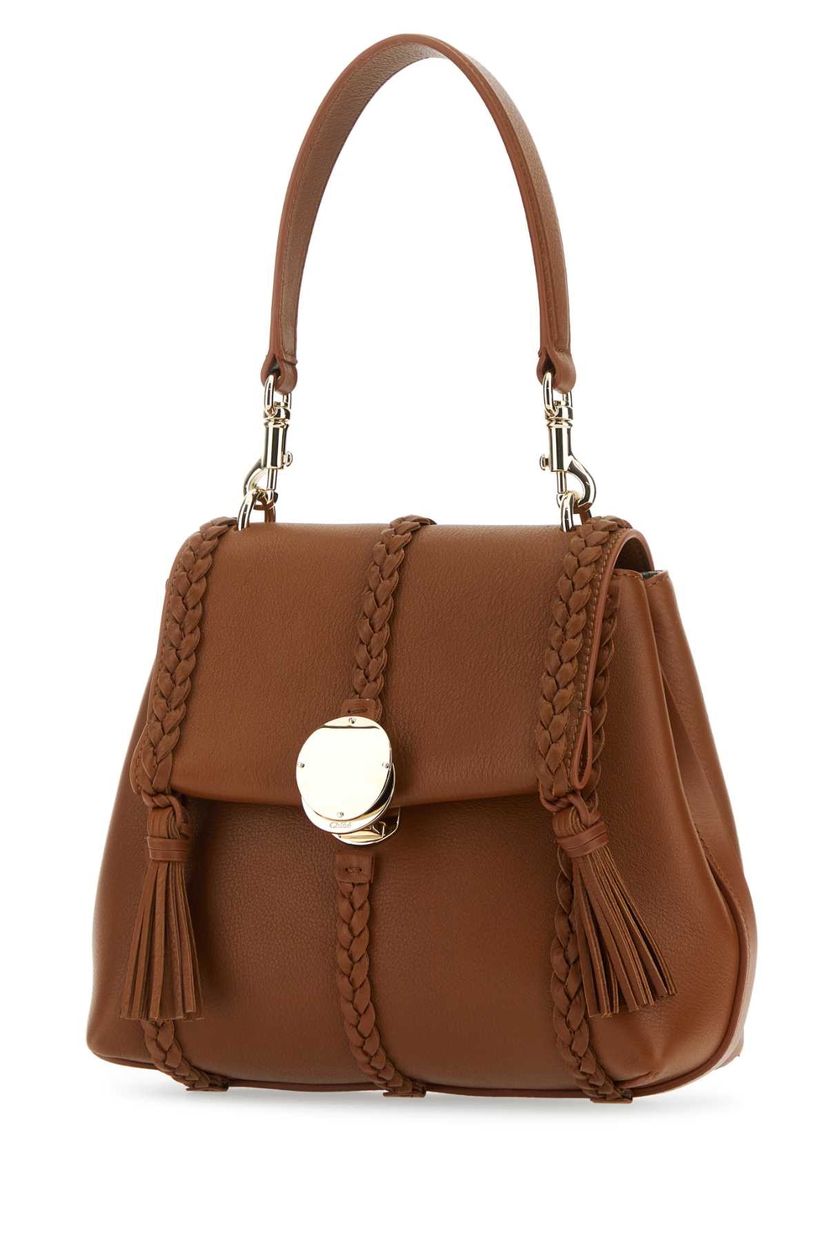 Shop Chloé Brown Leather Small Penelope Handbag In Caramel247