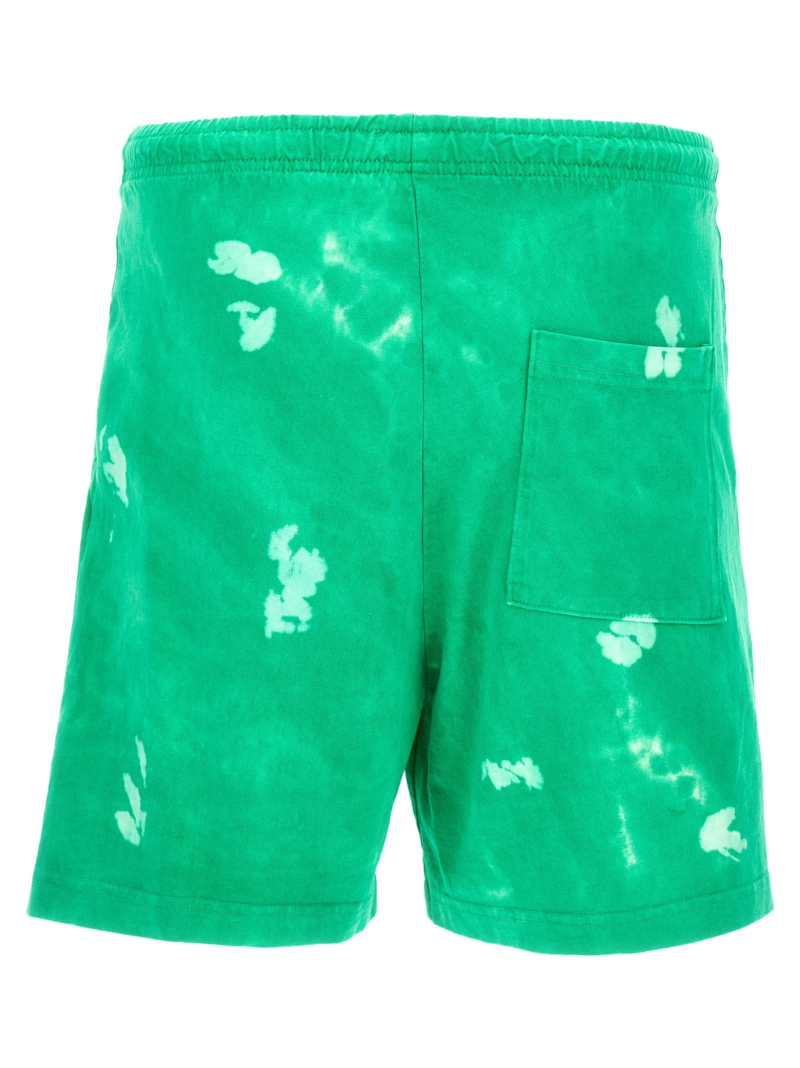 Sporty & Rich Wellness Ivy Gym Bermuda Shorts In Green