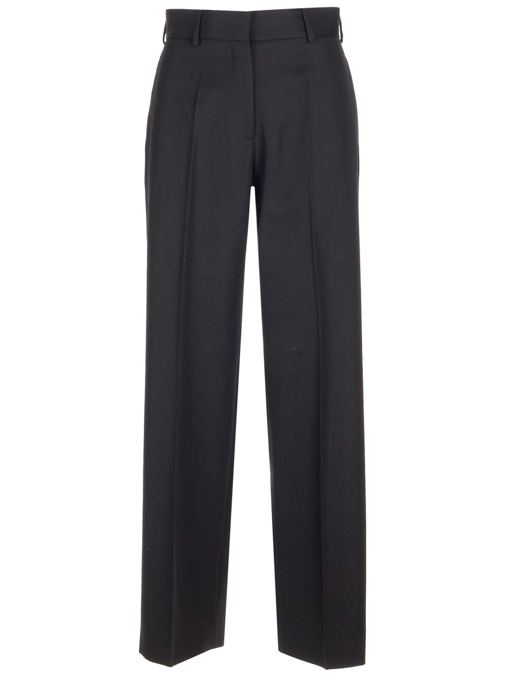 Shop Palm Angels Straight Trousers In Nero