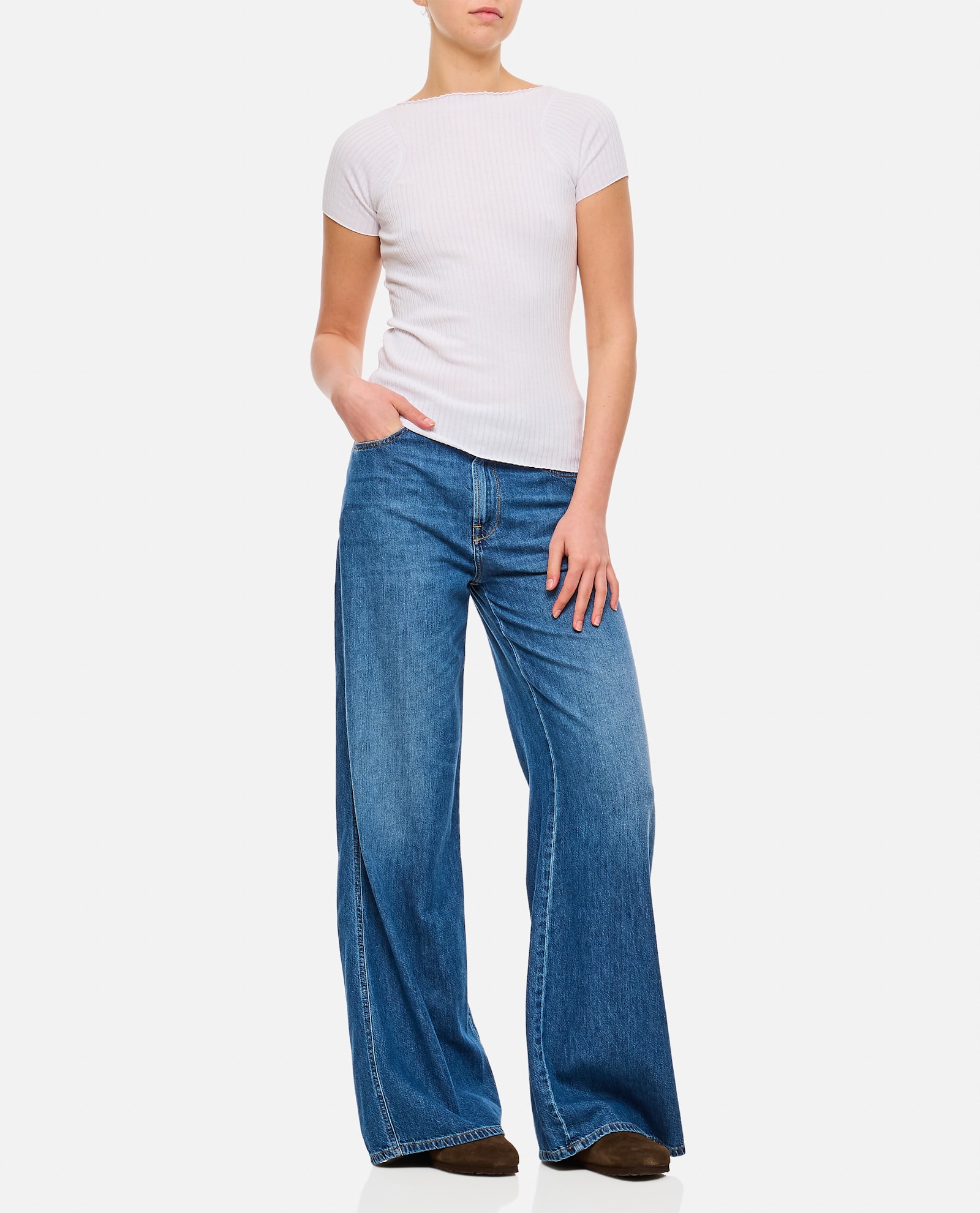 3x1 Dark Blue Denim Jeans In Blue