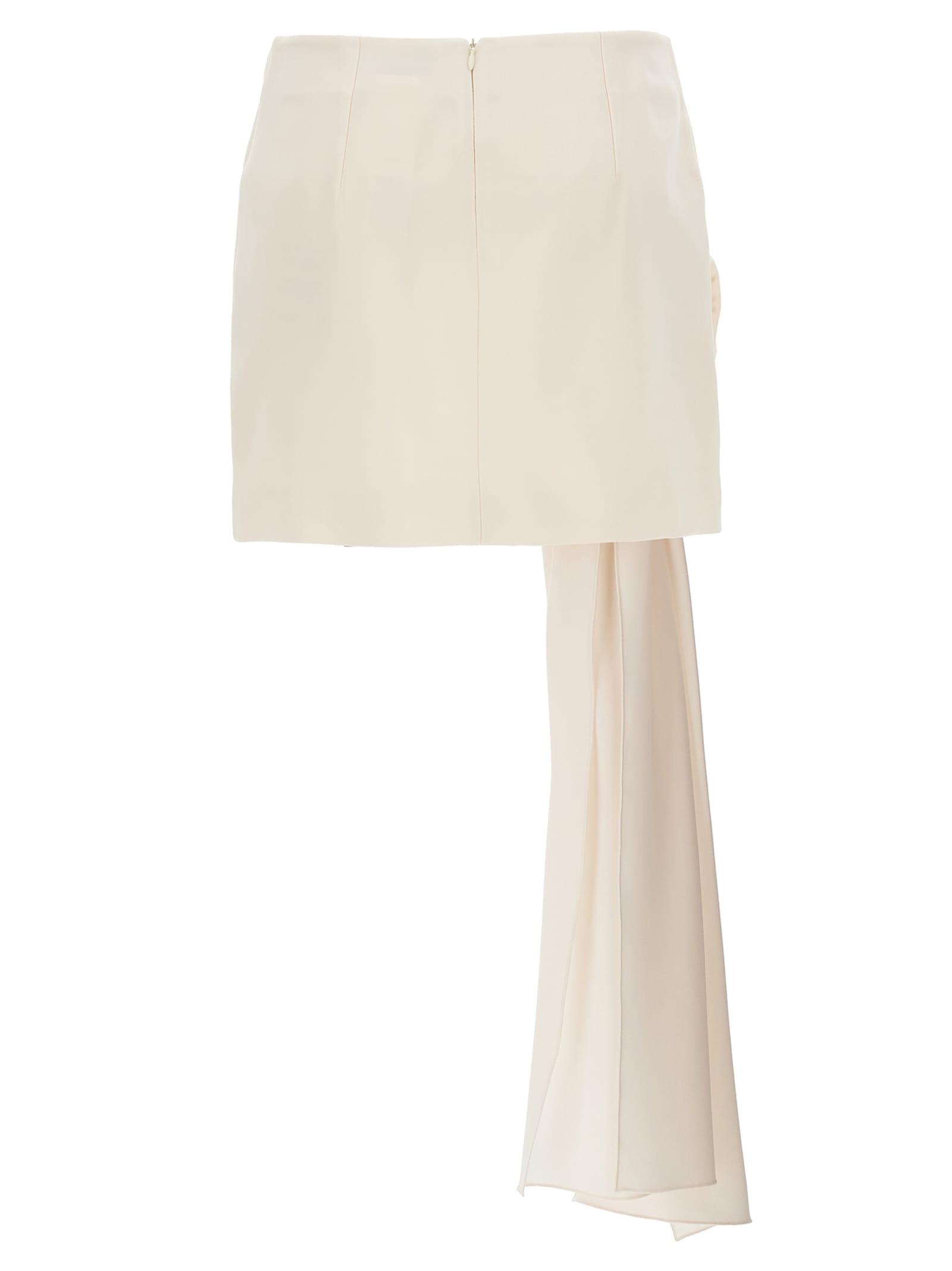 Shop Marella Emily Ratajkowski X  Capsule Skirt In White