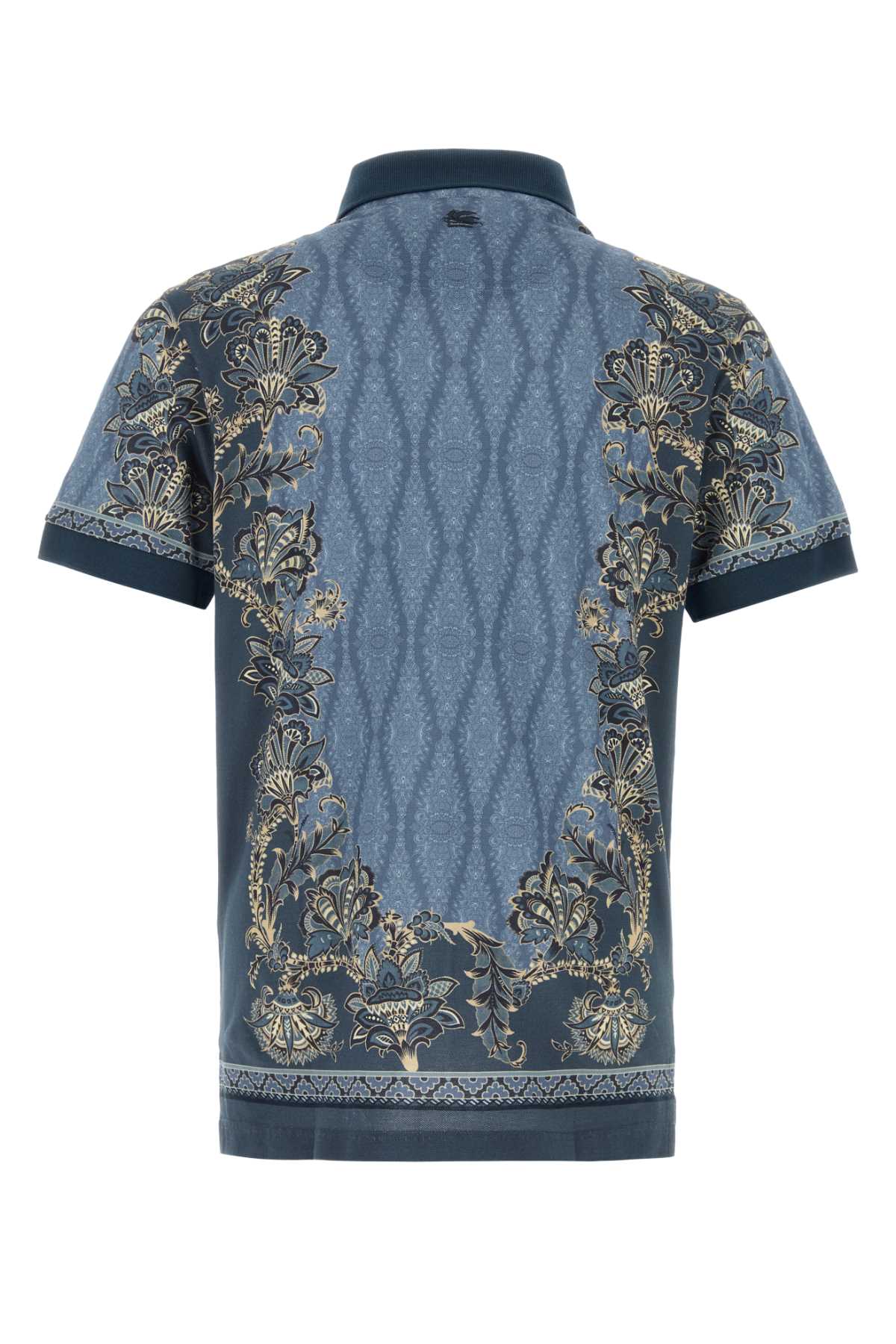 ETRO PRINTED PIQUET POLO SHIRT