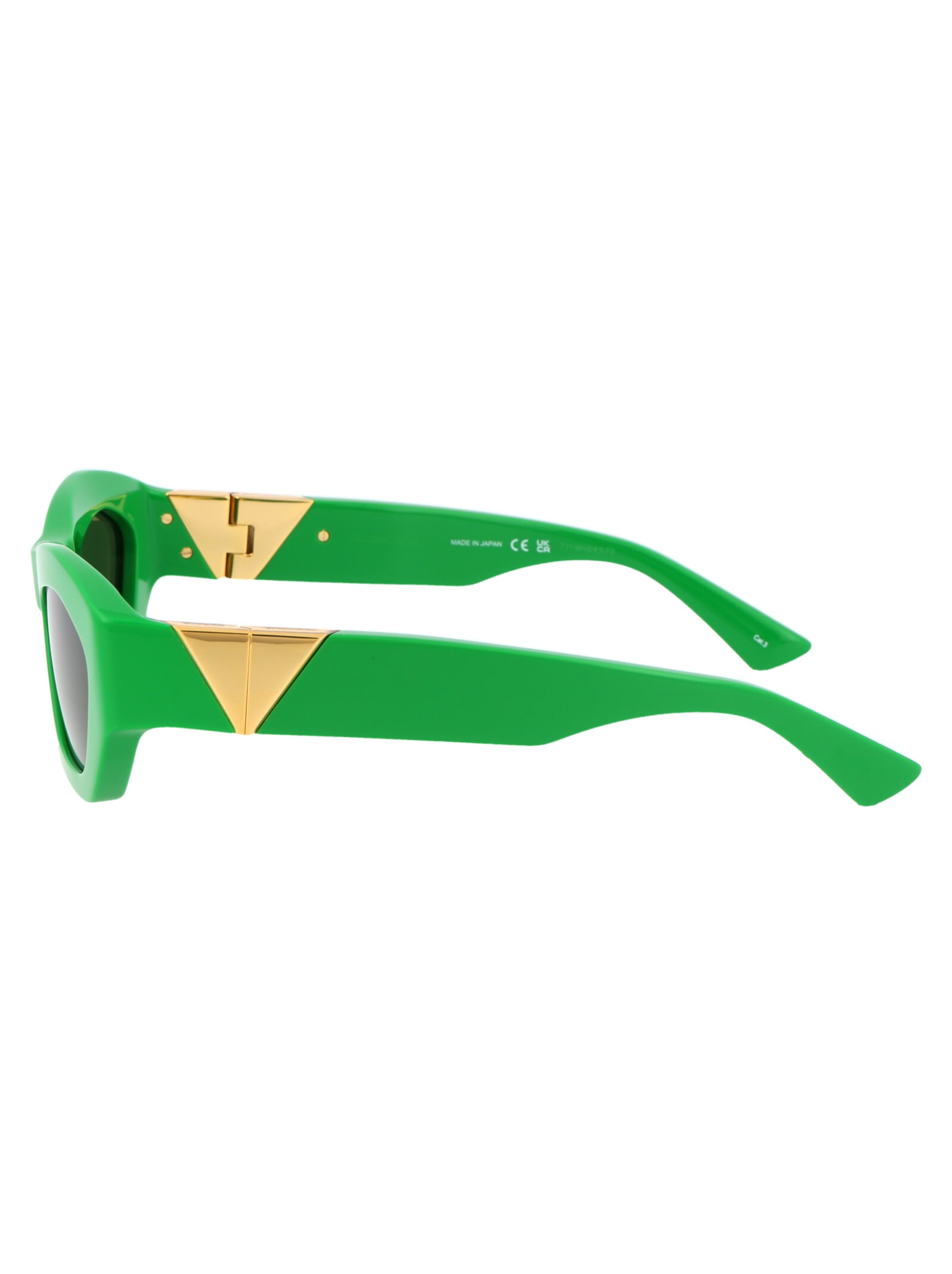 Shop Bottega Veneta Bv1221s Sunglasses In 003 Green Green Green