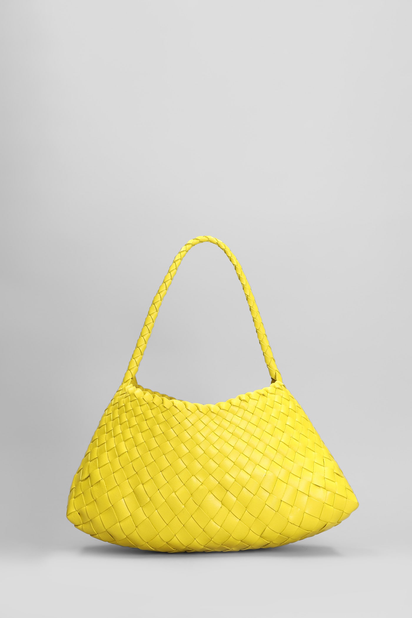 Rosanna Mini Hand Bag In Yellow Leather