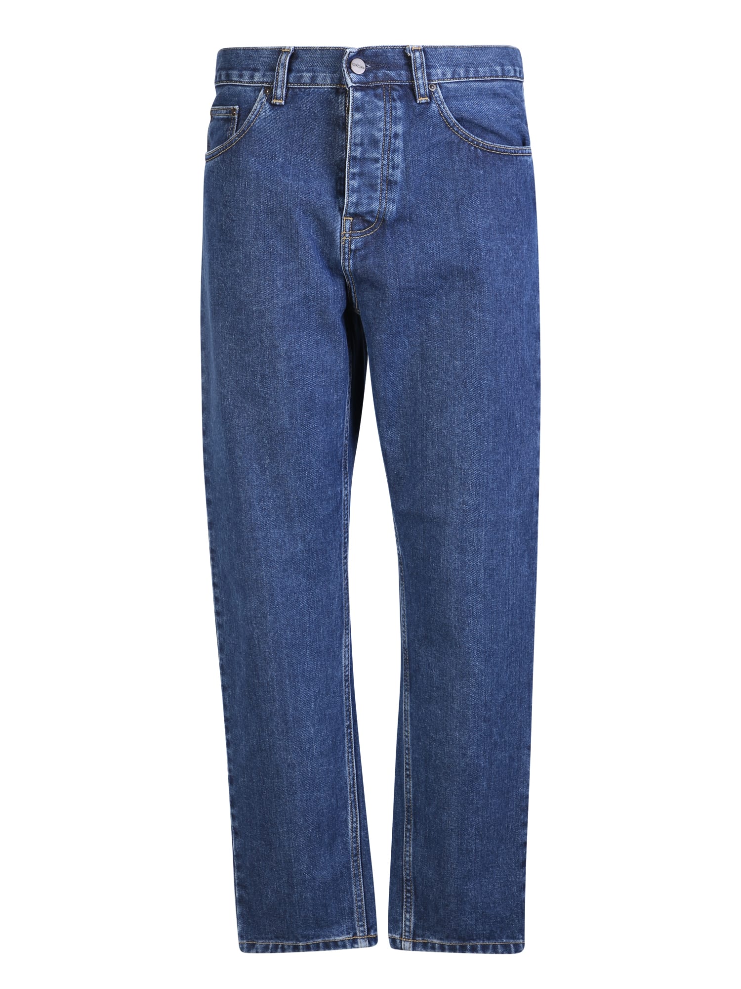 Shop Carhartt Newel Jeans Blue