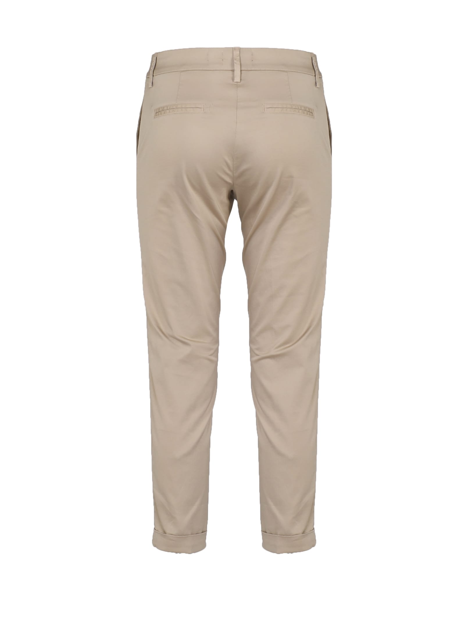 Shop Fay Chino Trousers In Cottonchino Trousers In Cotton In Beige
