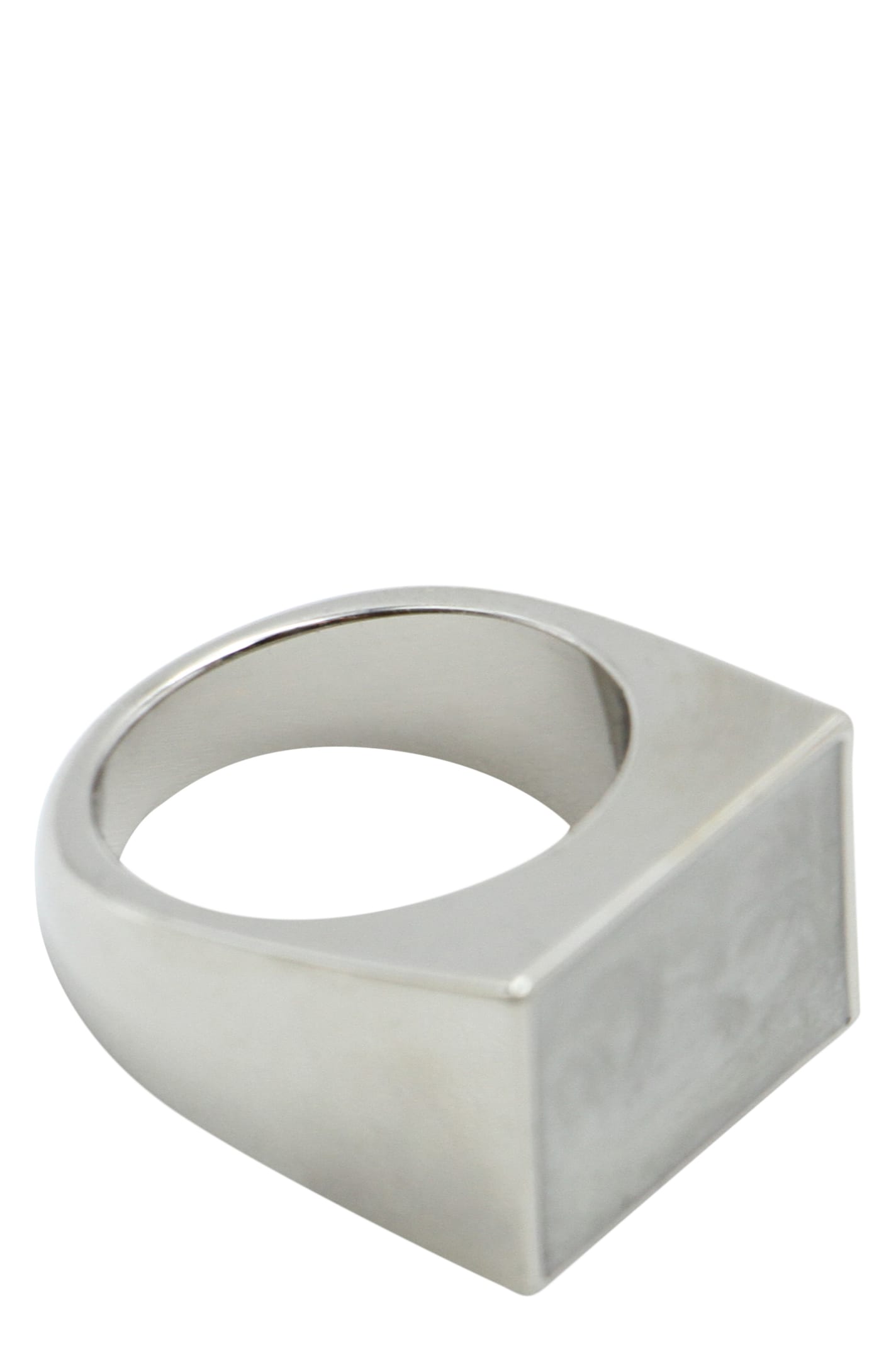 Shop Dries Van Noten Square Ring In Silver