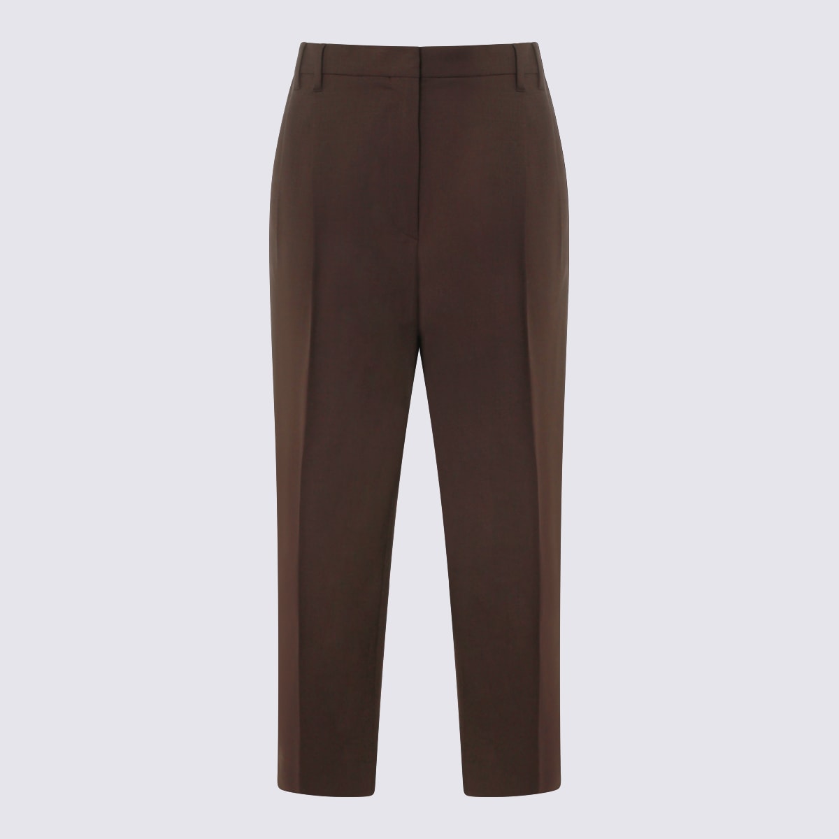 Brunello Cucinelli Brown Woolo Blend Pants