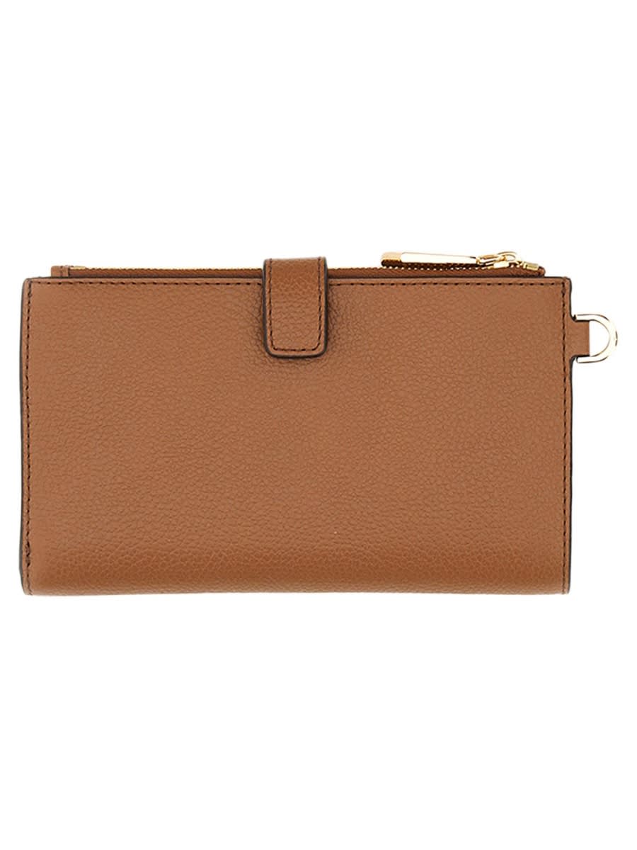 Michael Kors Wallet With Logo In Luggage