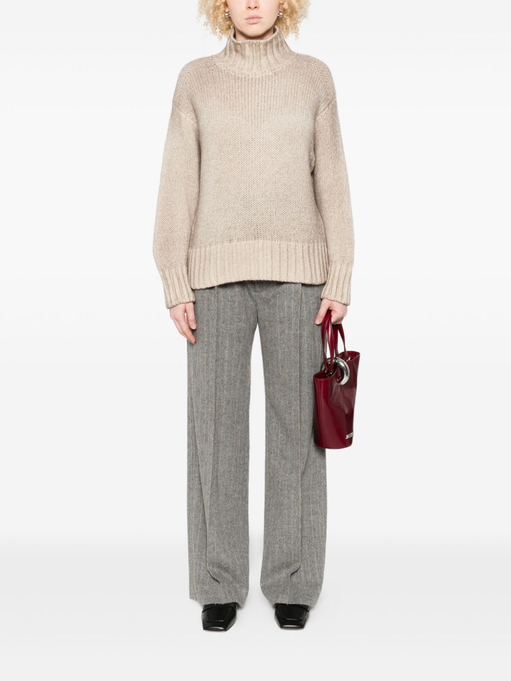 Avant Toi Cashmere Turtle-neck Jumper In Neutral