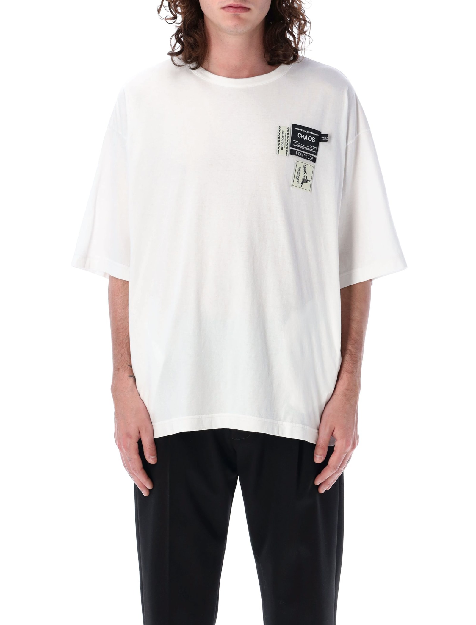 Shop Undercover Labels Tee In White