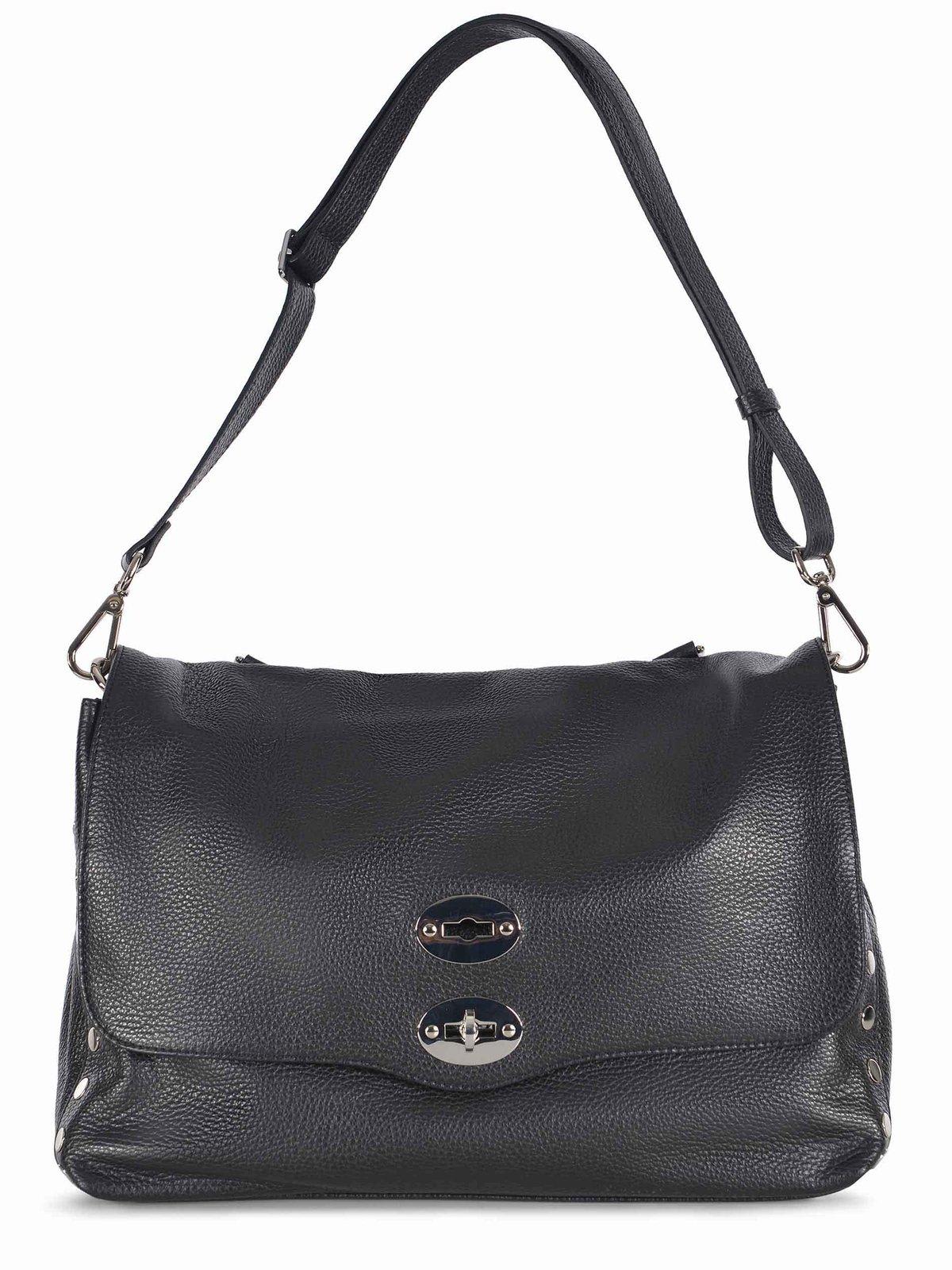 Zanellato Stud-embellished Tote Bag In Nero