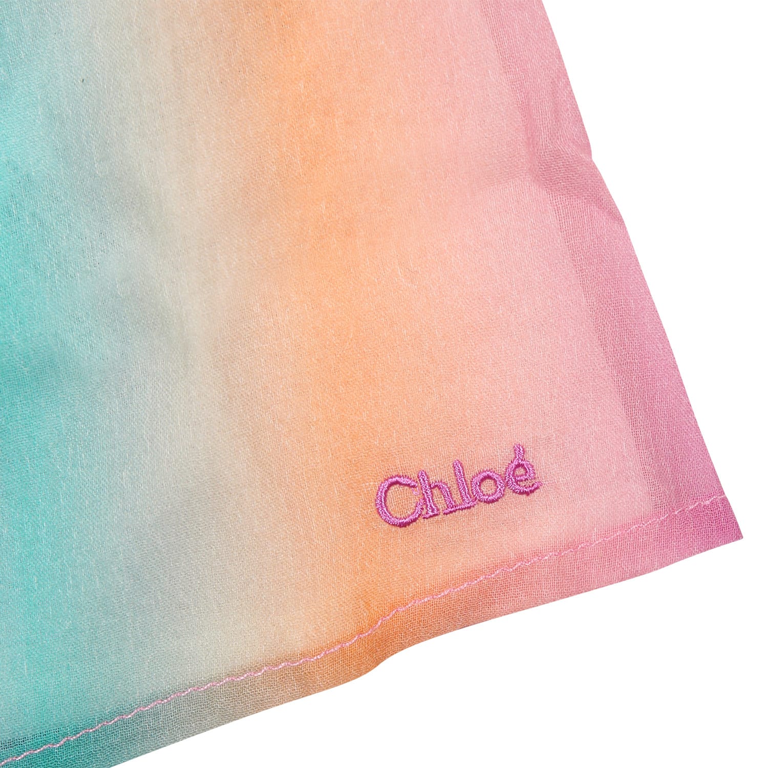 Shop Chloé Multicolor Dress For Baby Girl