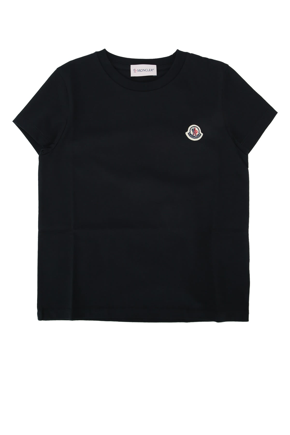 Moncler Kids Ss T-shirt Tripack In Black