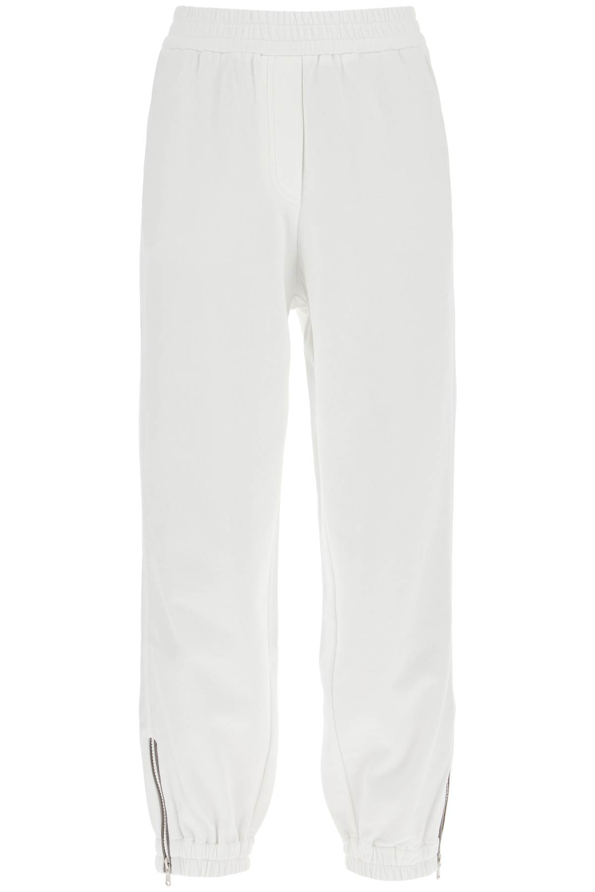 Shop Brunello Cucinelli Joggers With Mobile On The In Off White (white)