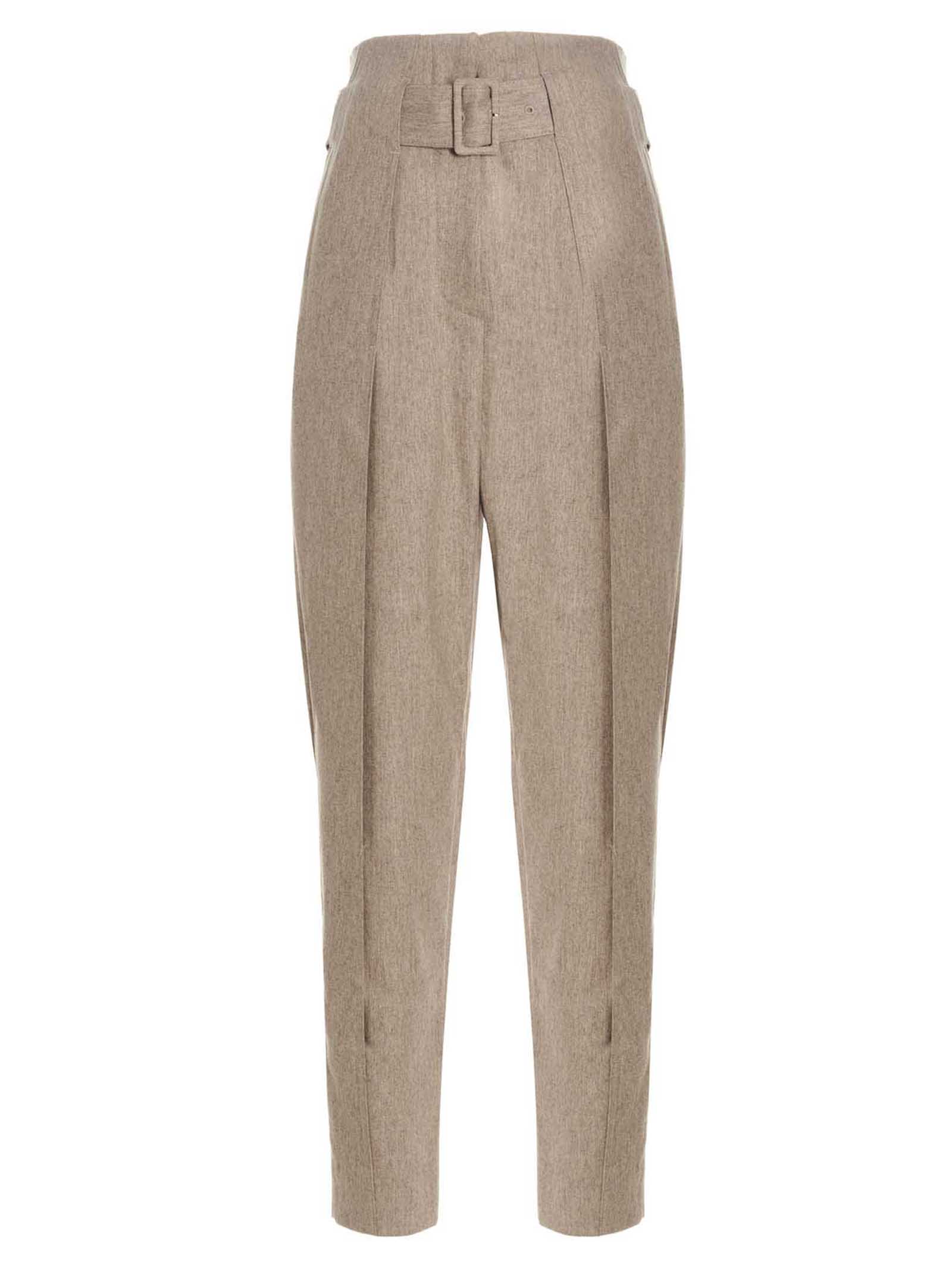 Low Classic Front Pleat Wool Trousers