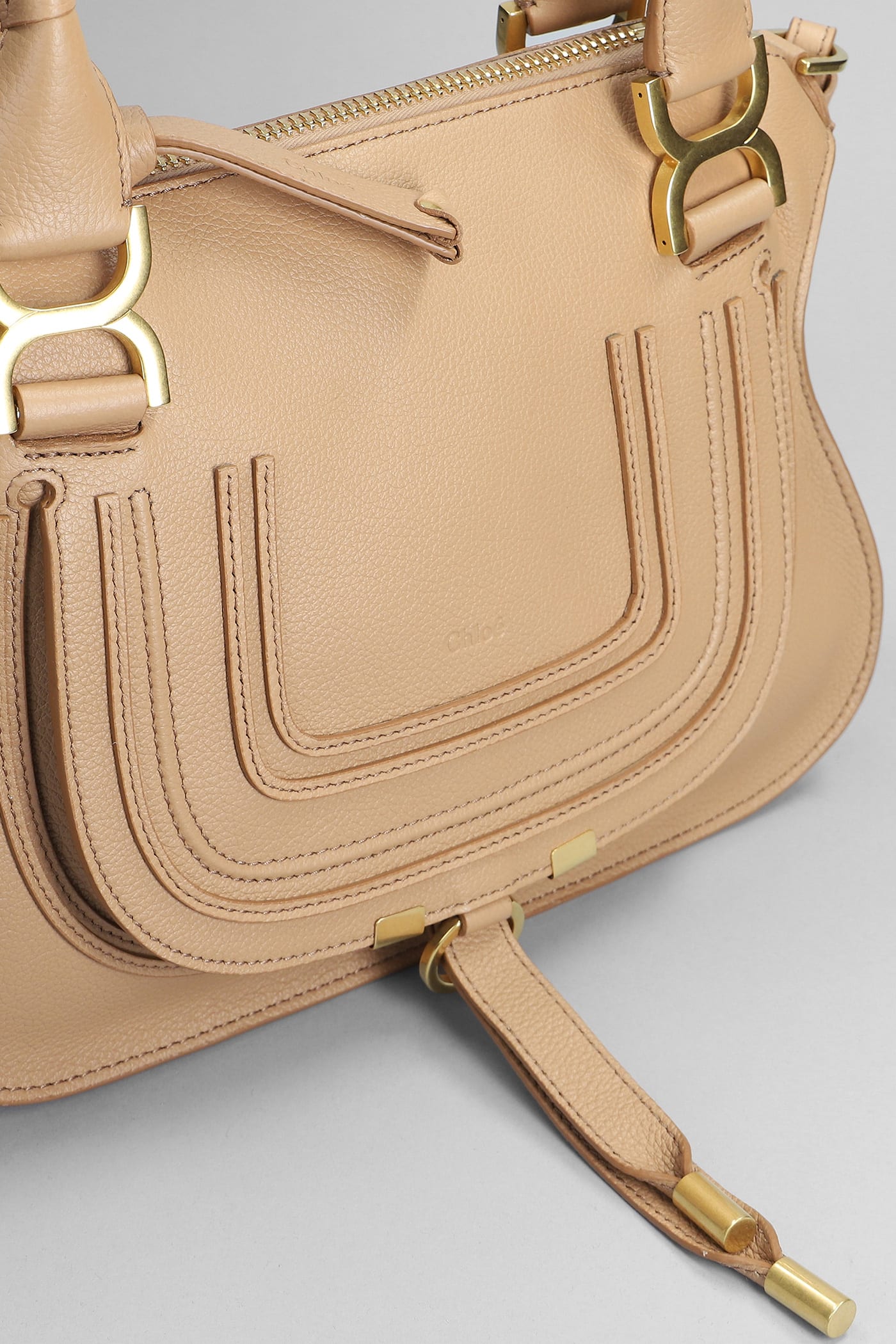 Chloé Marcie Small Handbag In Brown