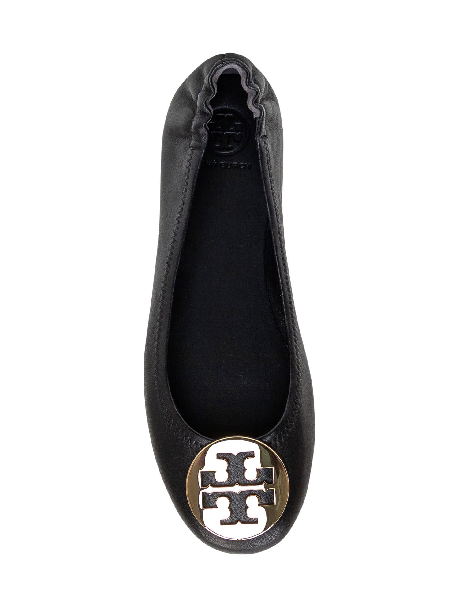 Shop Tory Burch Minnie Ballerina In Quadretto