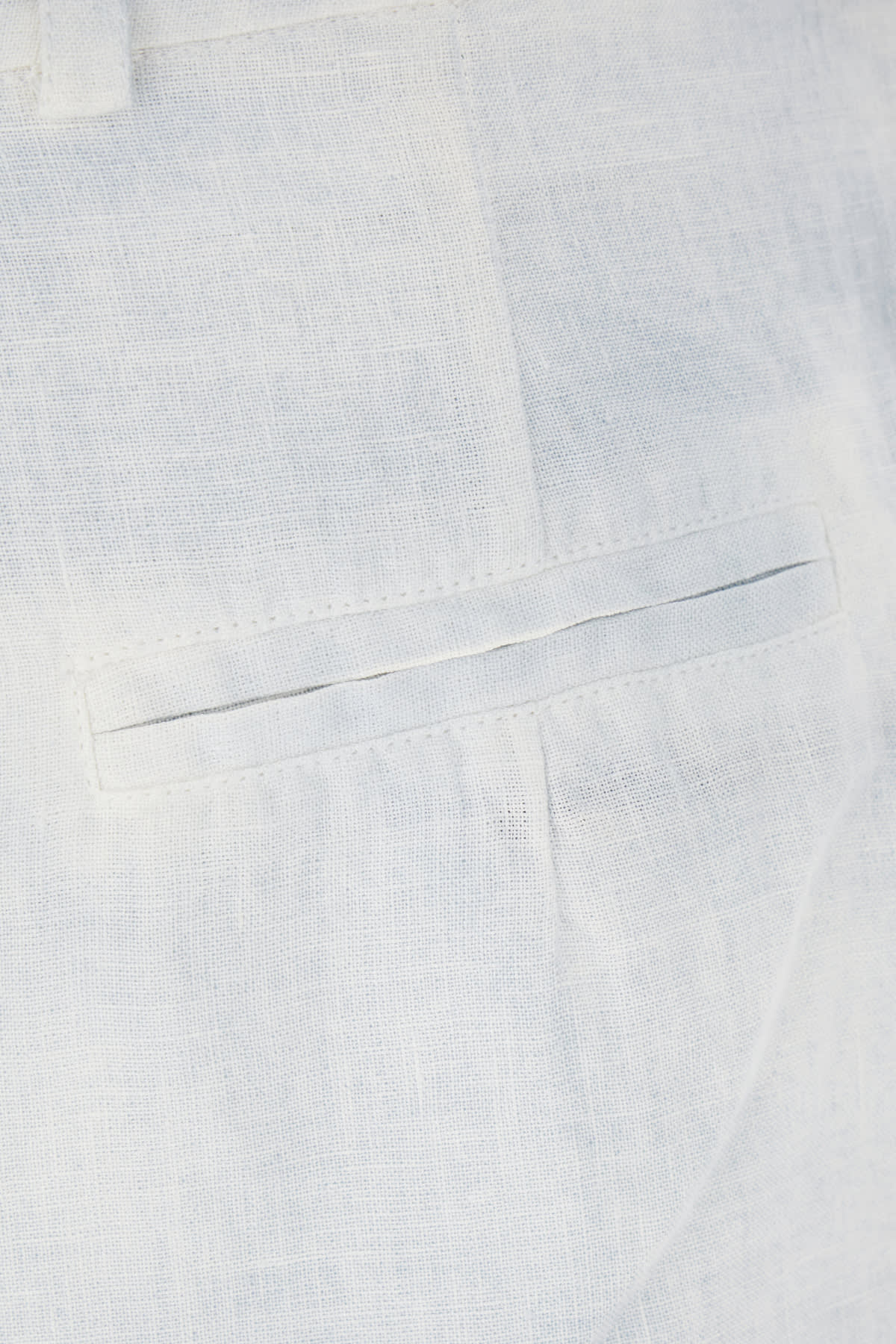 Avant Toi Pastel Light Blue Hemp Bermuda Shorts In 006673