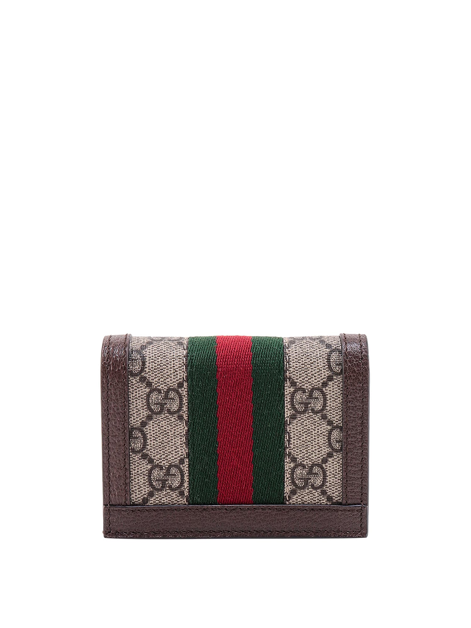 Gucci Ophidia Gg Supreme Fabric Wallet In Sand