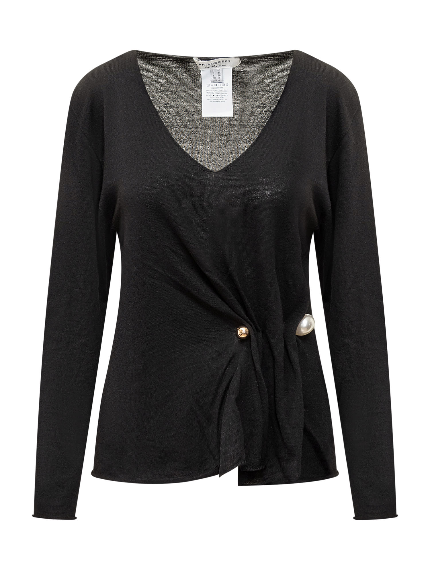 Shop Philosophy Di Lorenzo Serafini Sweater In Nero