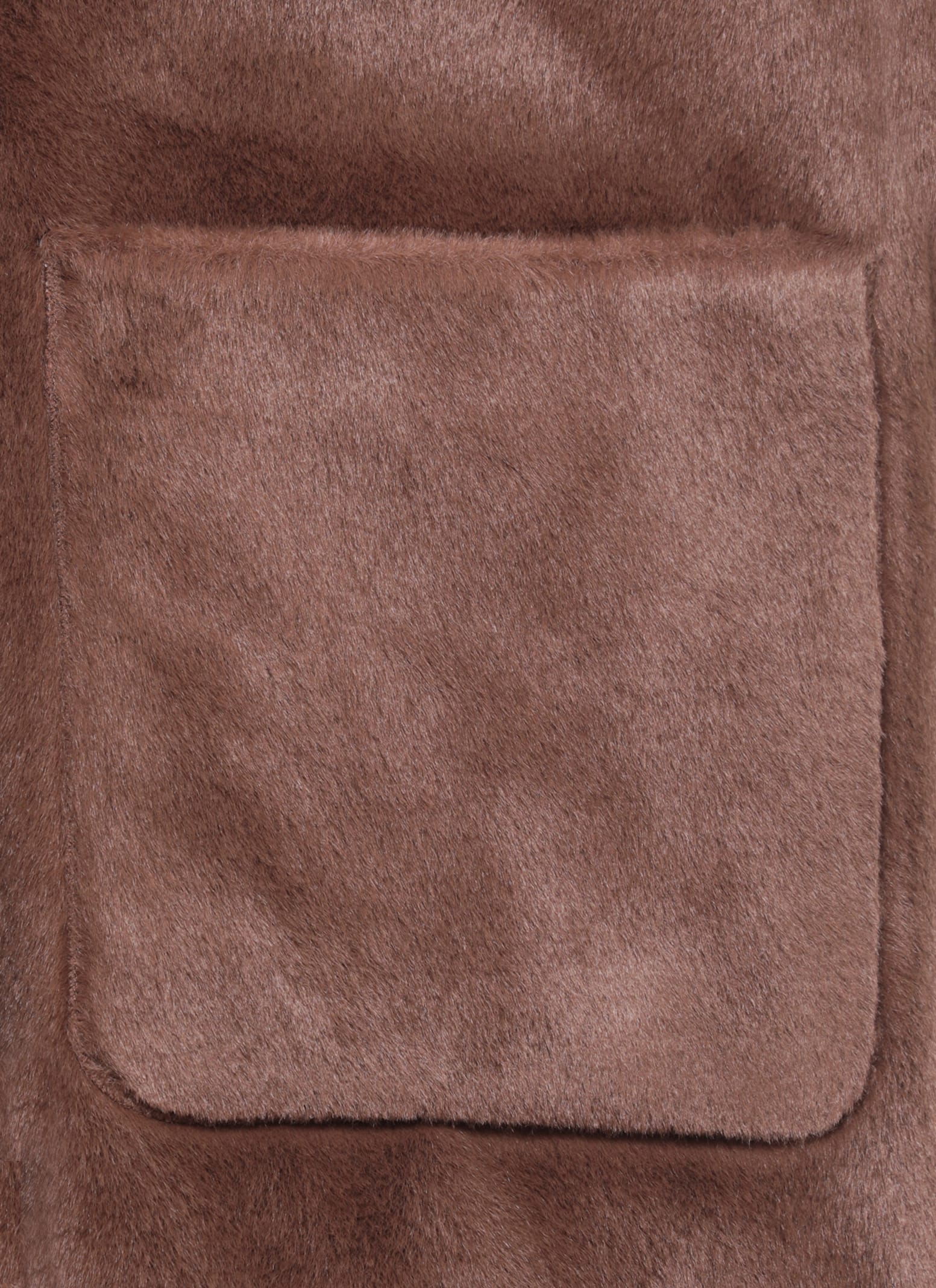 Betta Corradi Faux Fur Coat In Brown