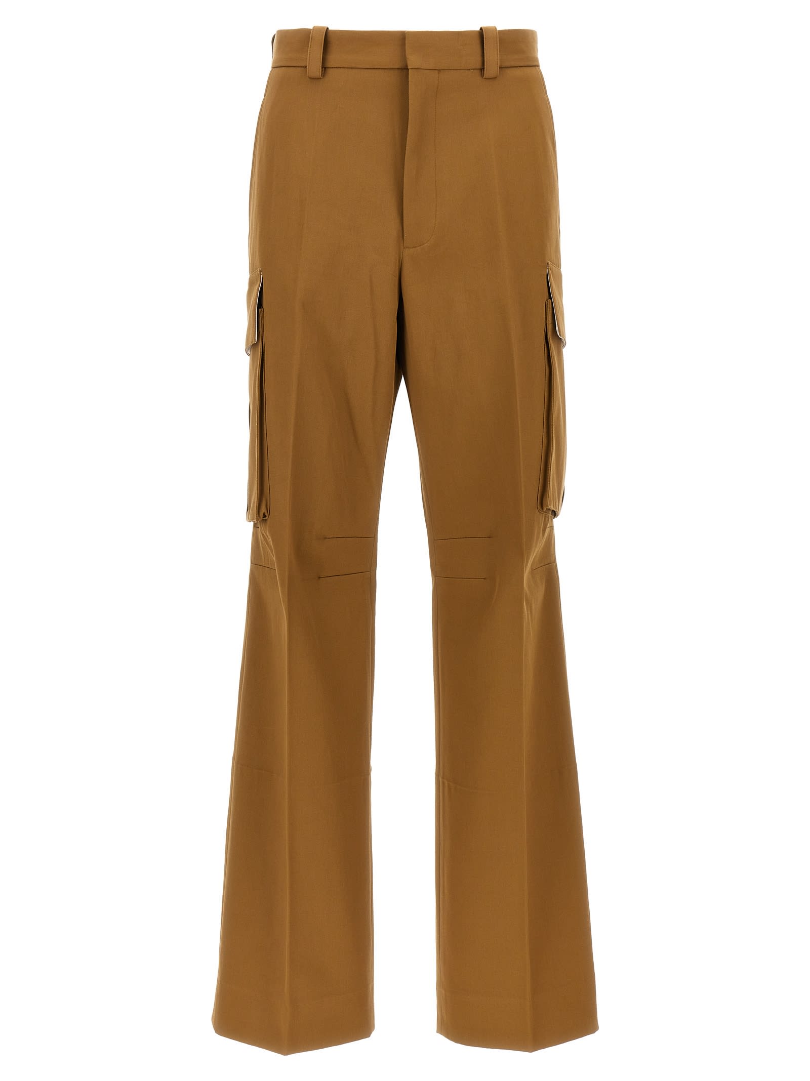 Shop Victoria Beckham Cargo Pants In Beige