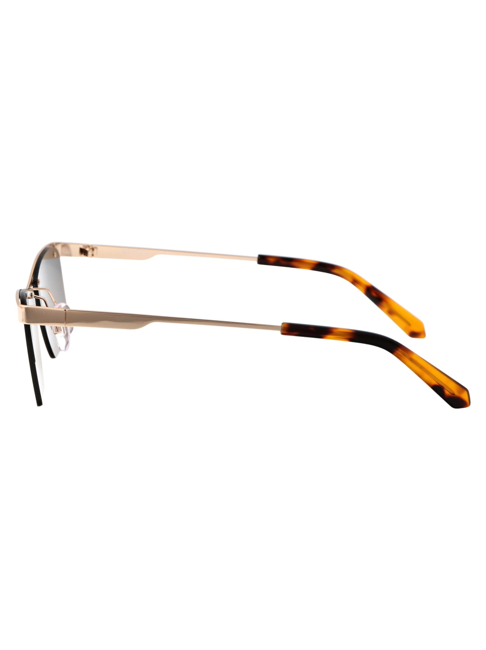 Shop Off-white Rimini Sunglasses In 7676 Gold