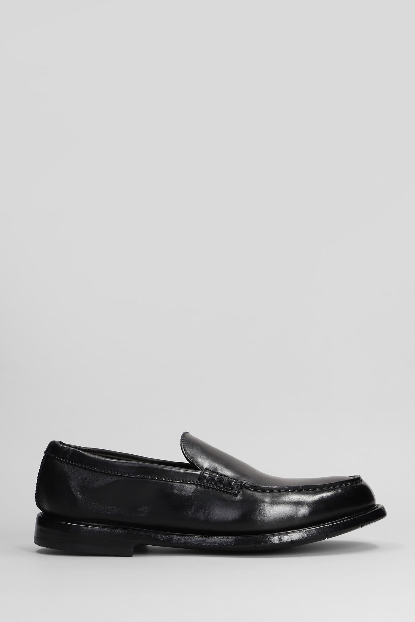 Loafers In Black Leather