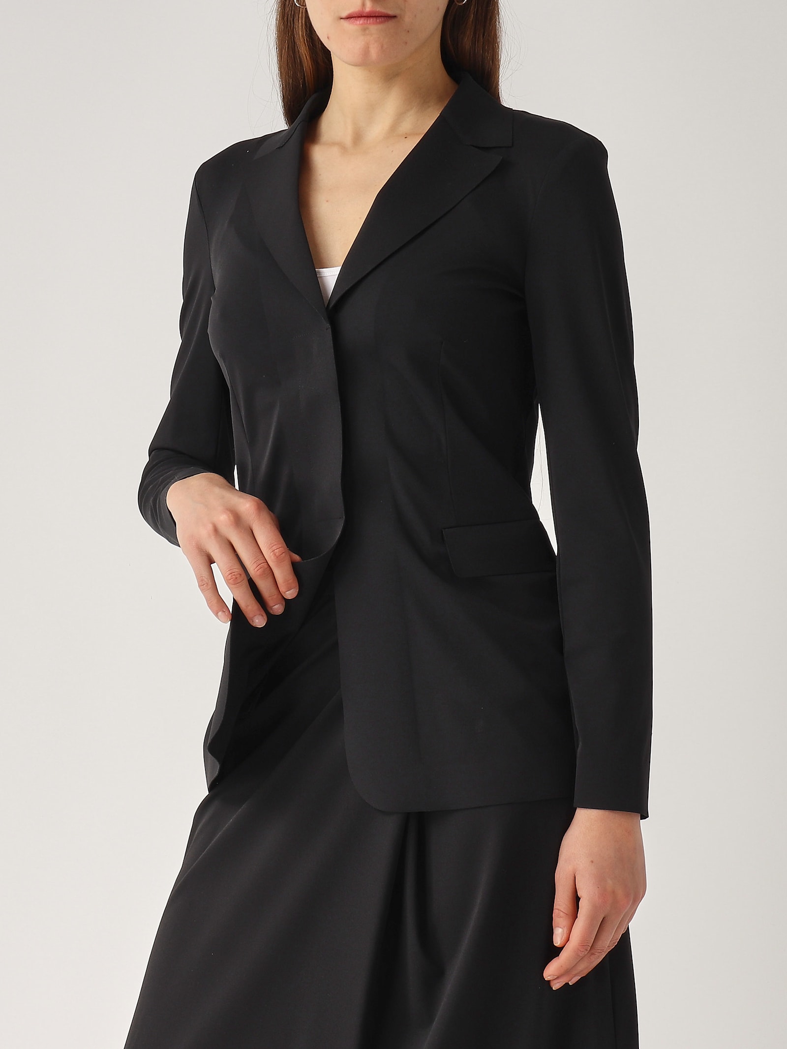 Max Mara Gelada Blazer In Nero